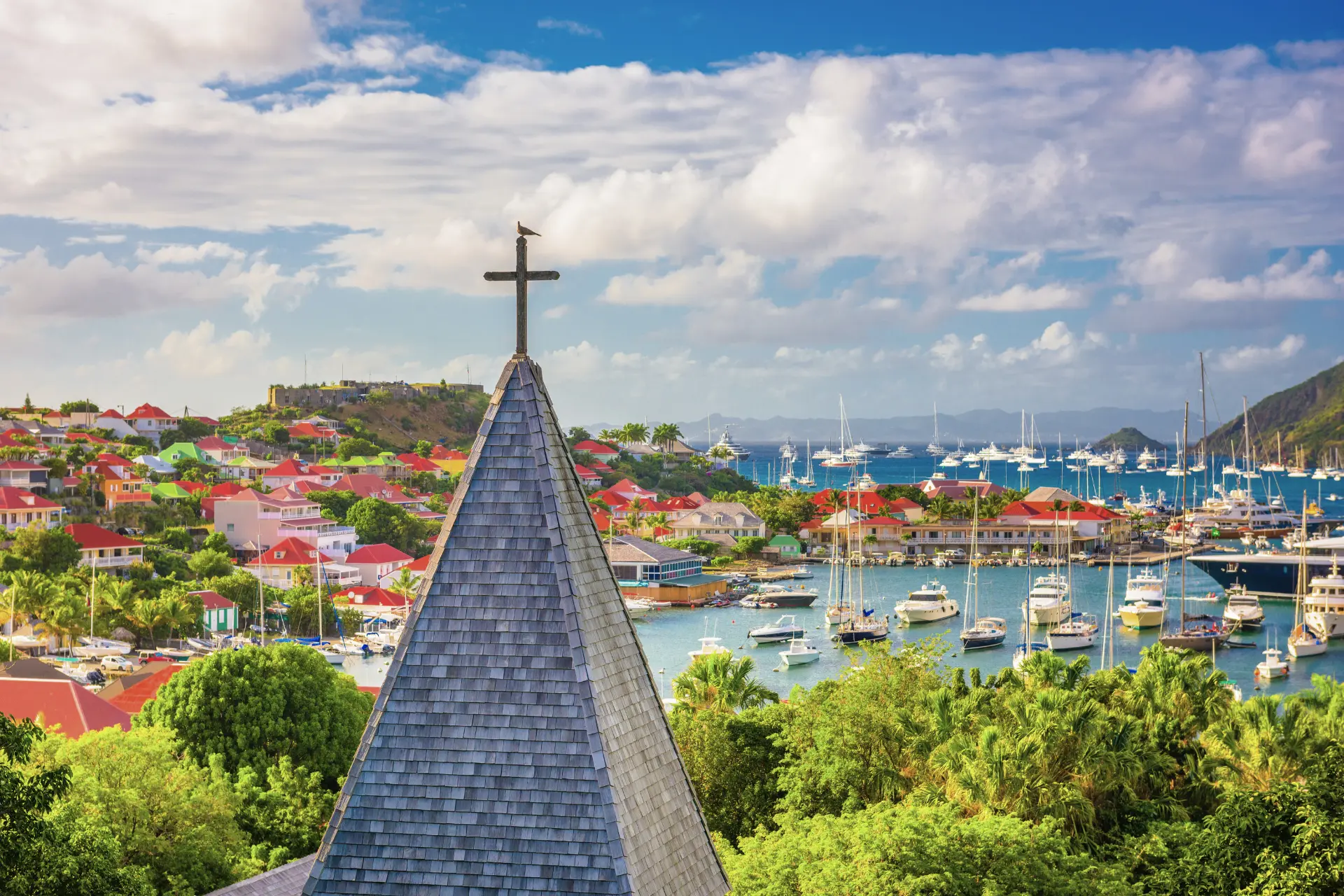 Gustavia, St Barths i Caribien
