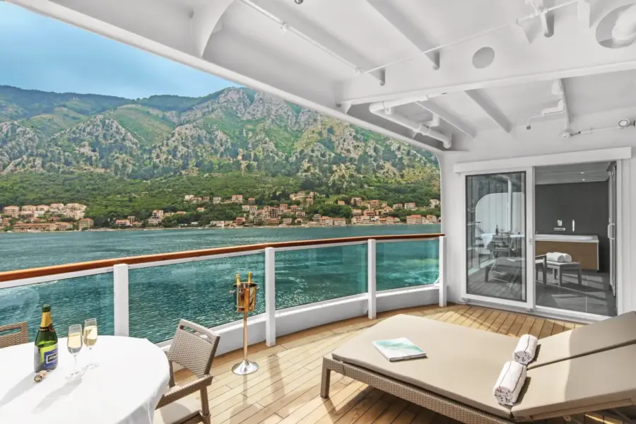 Suite om bord på Seabourn