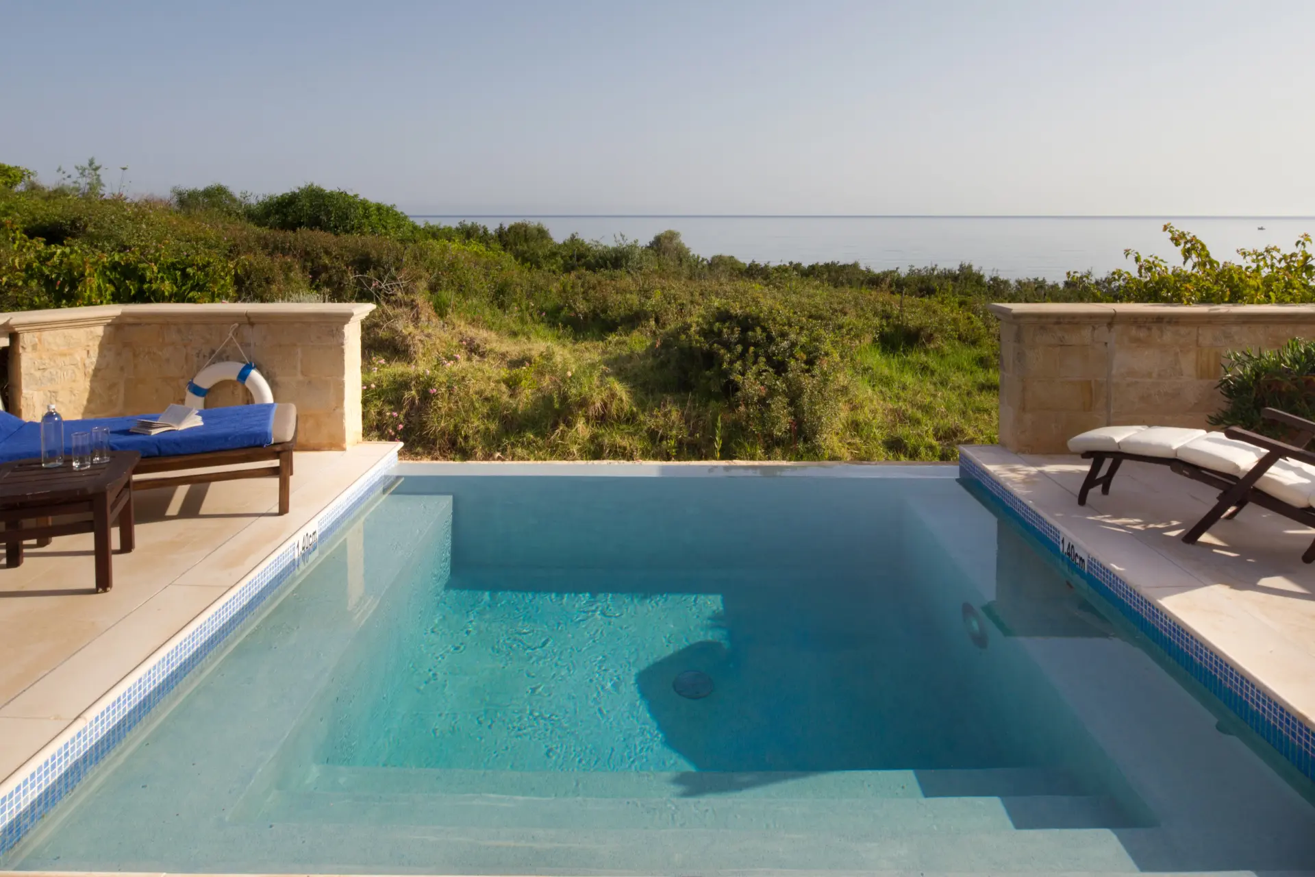 Privat pool på Anassa, Cypern