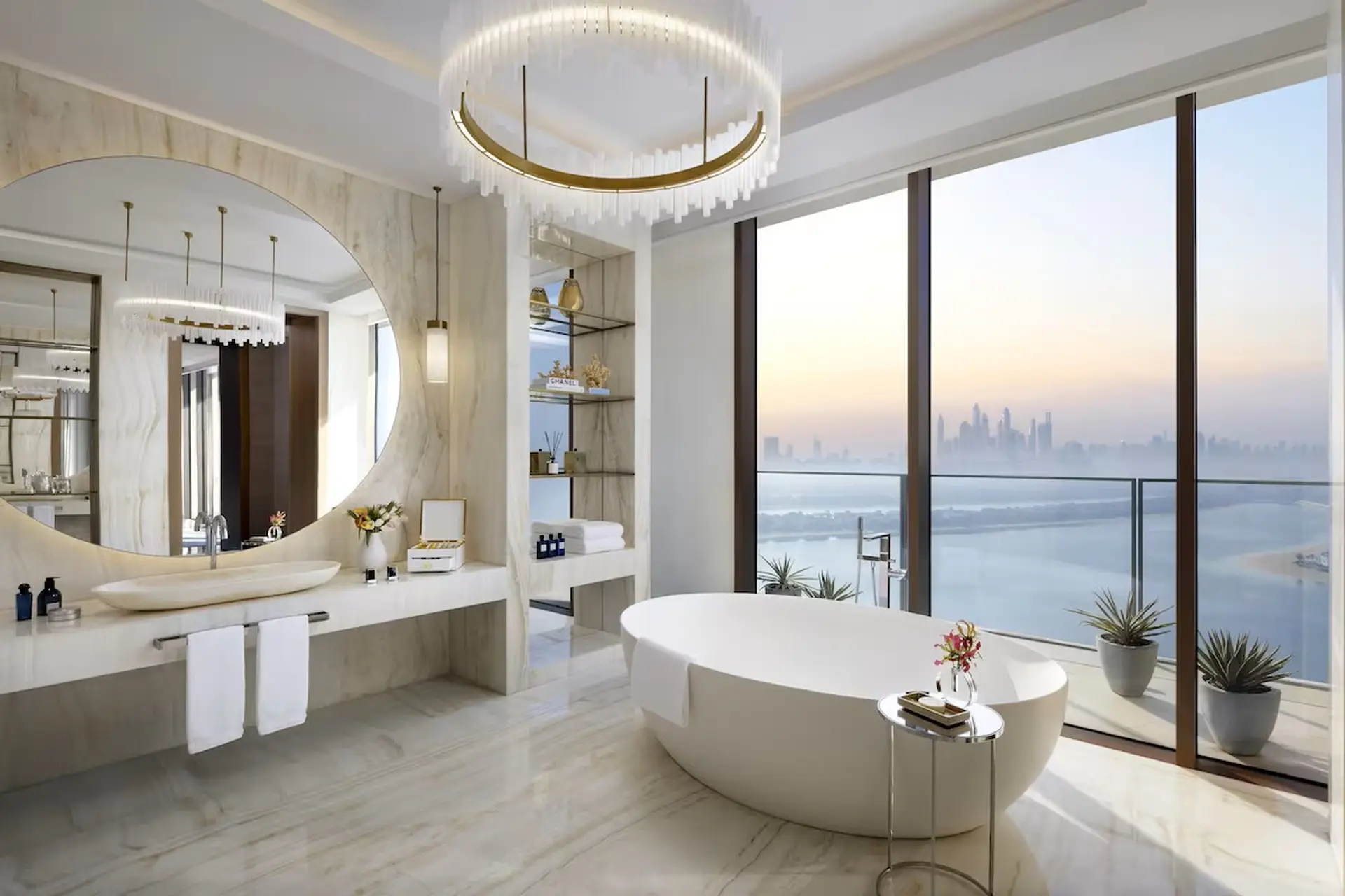 Badeværelse i suite på Atlantis The Royal, Dubai