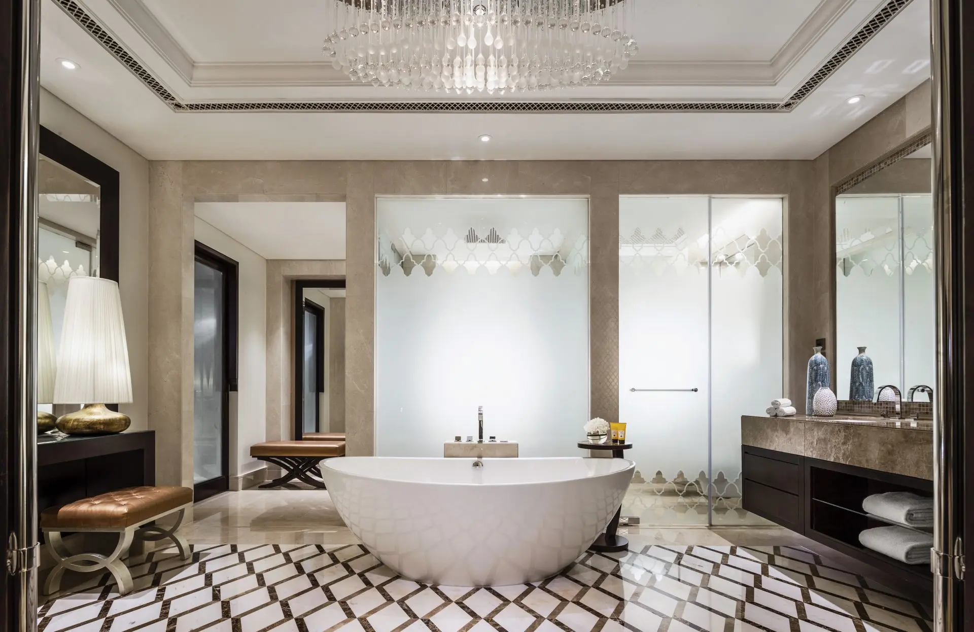 Badeværelse i villa på One&Only The Palm, Dubai