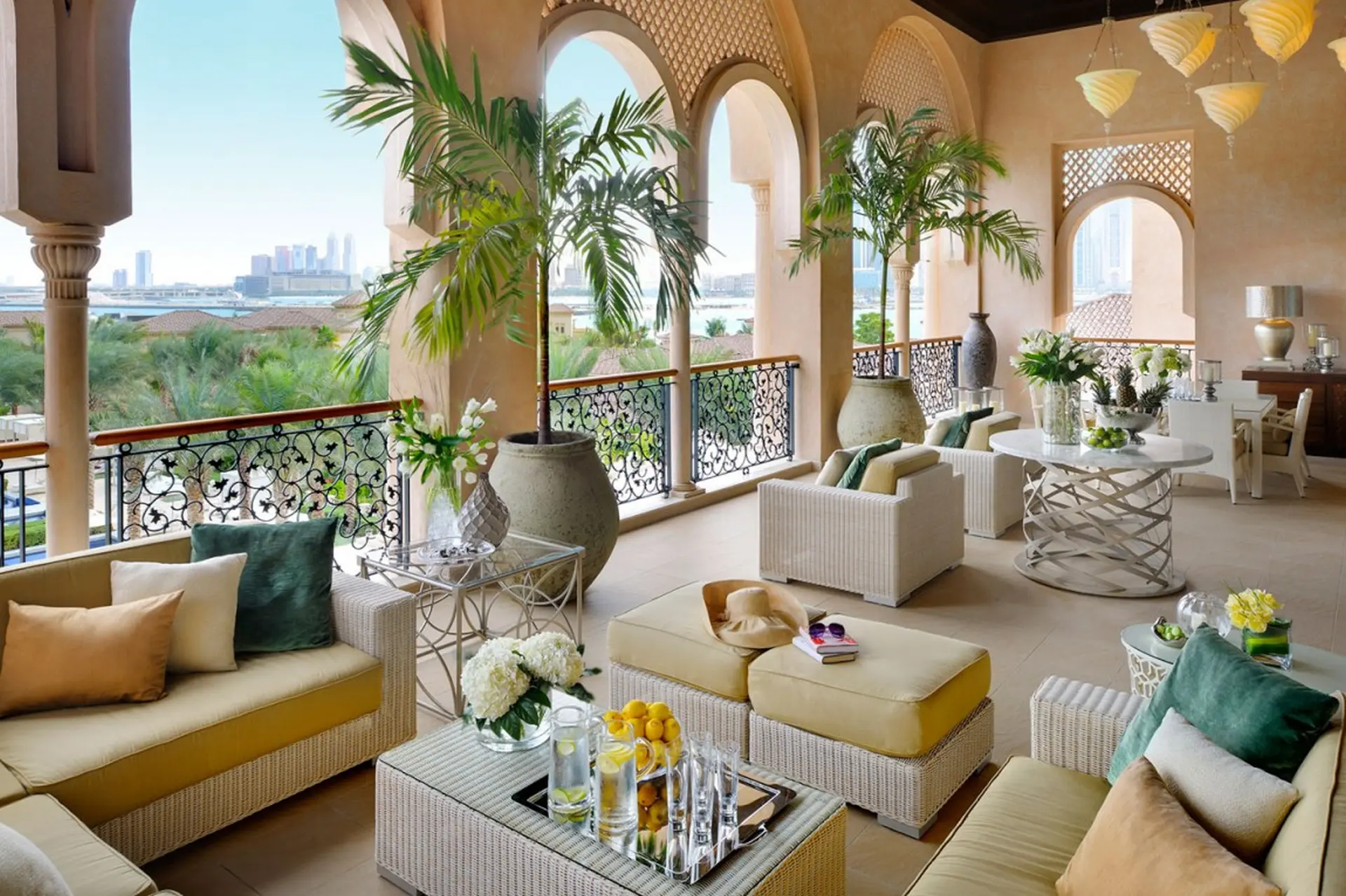 Terrasse i villa på One&Only The Palm, Dubai