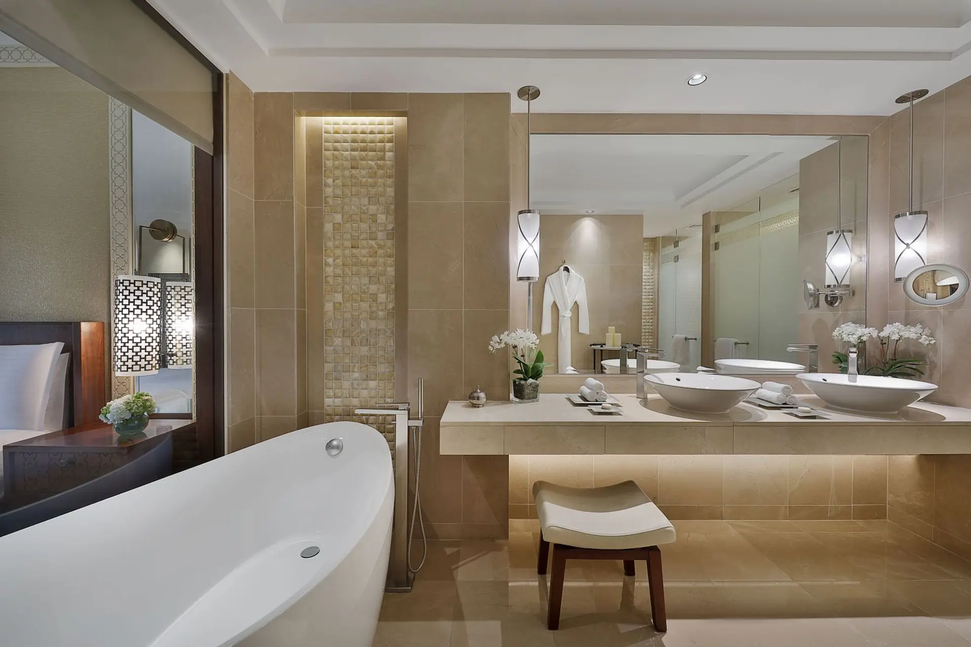 Badeværelse på The Ritz-Carlton, Dubai