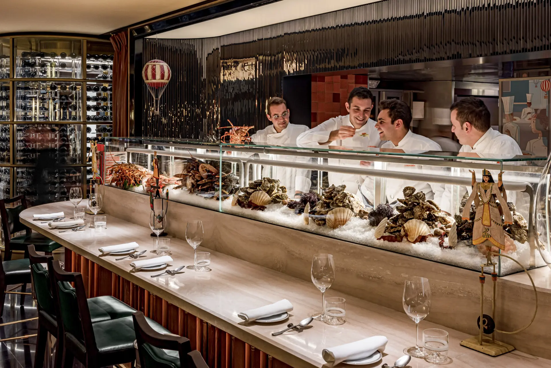 Restaurant Langosteria på Cheval Blanc Paris, Frankrig