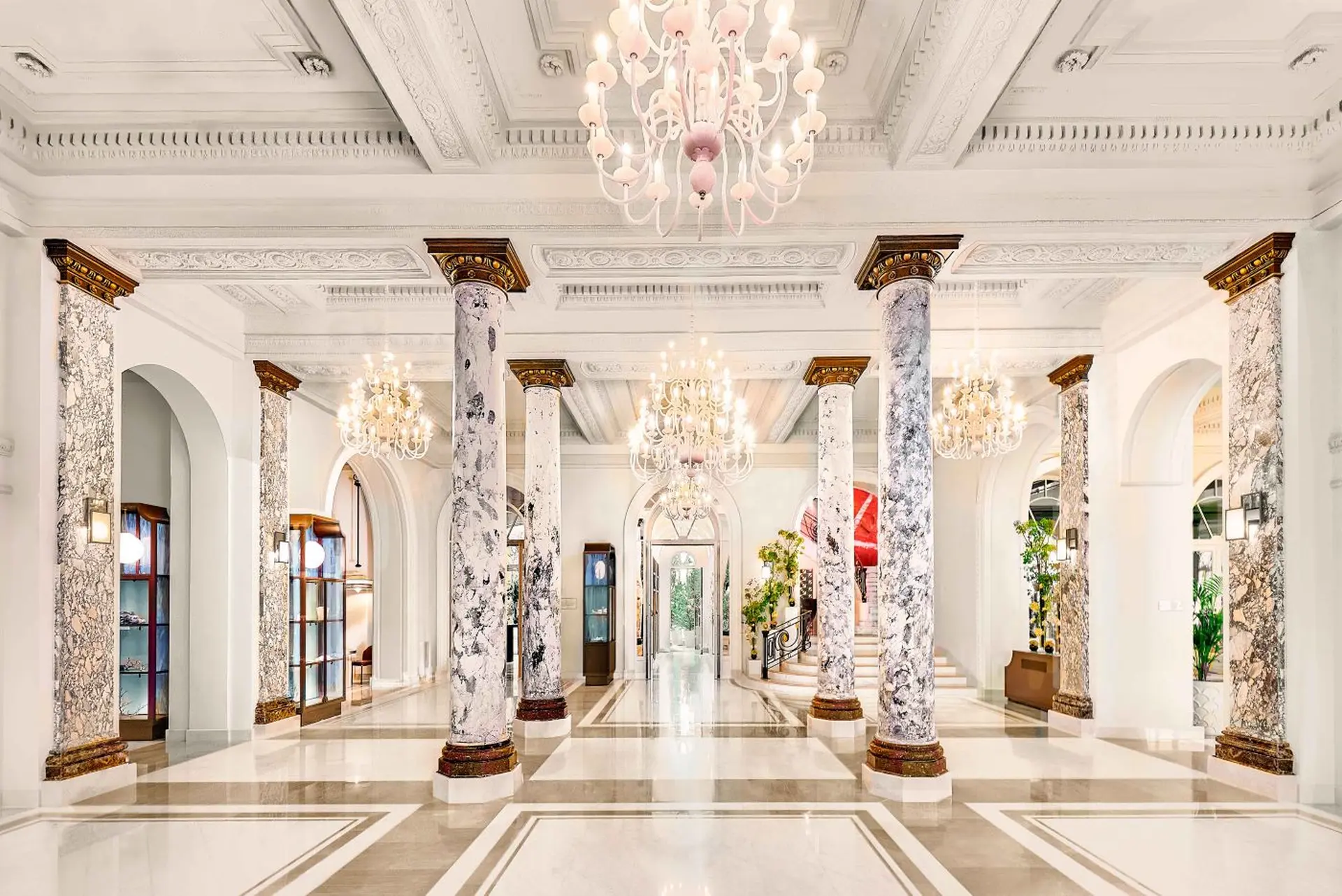 Lobby på Carlton Cannes, Frankrig