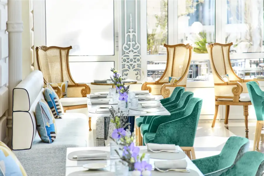 Restaurant på Carlton Cannes, Frankrig