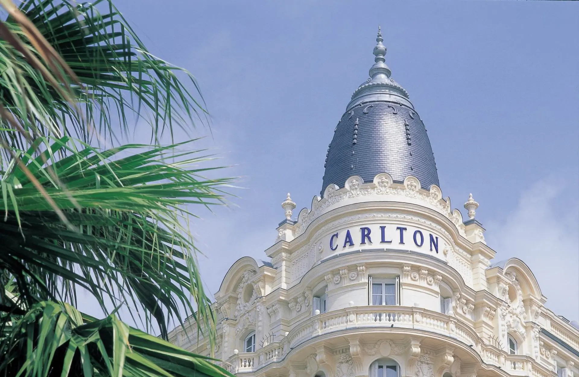 Den ikoniske kuppel på Carlton Cannes, Frankrig