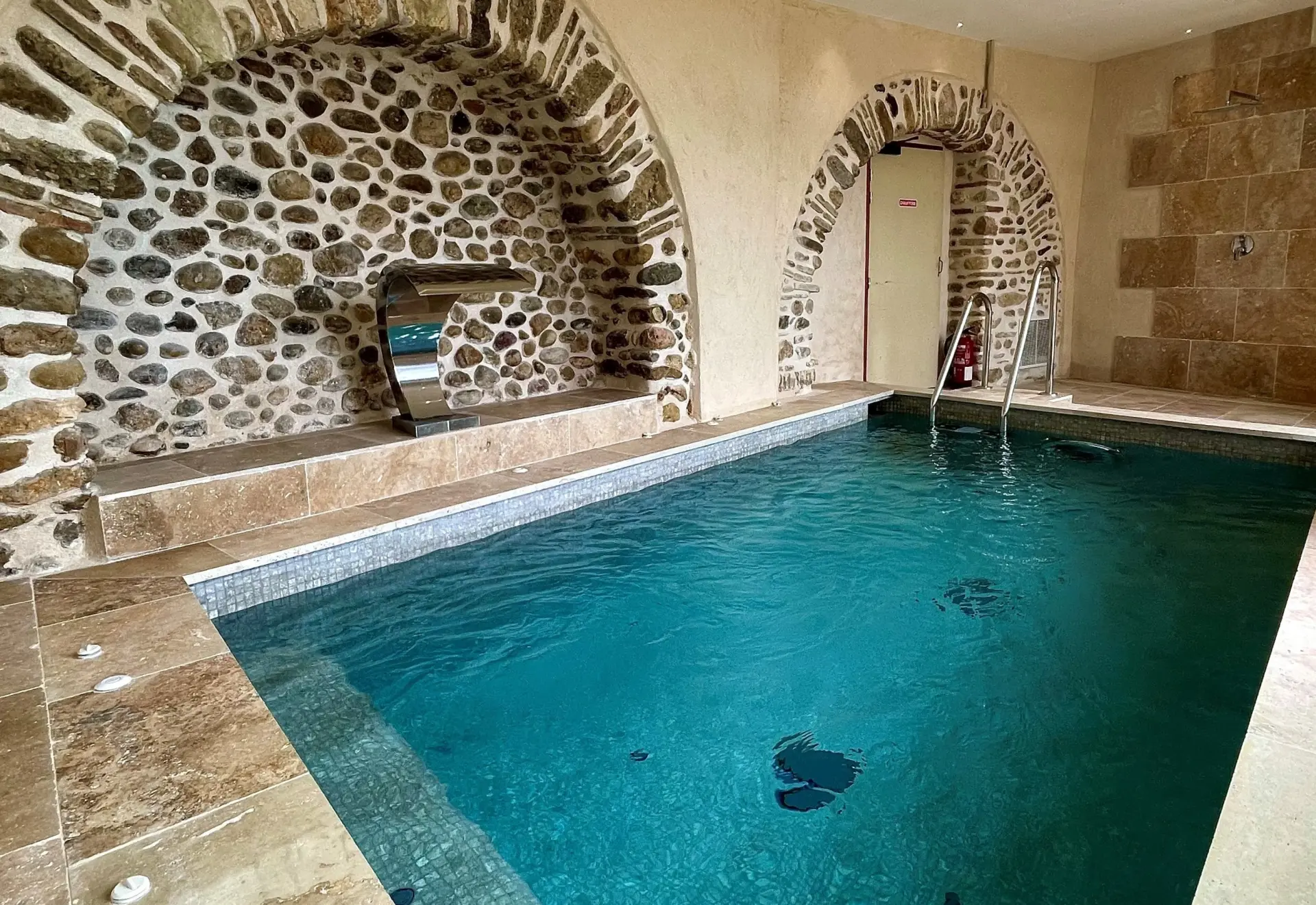 Spa på Chateau Le Cagnard, Frankrig