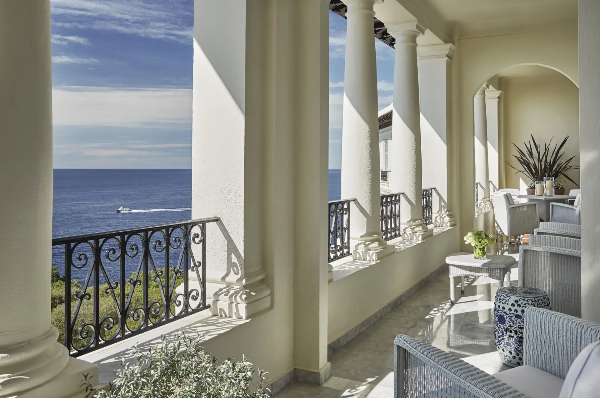 Balkon på Grand-Hôtel du Cap-Ferrat, A Four Seasons Hotel, Frankrig