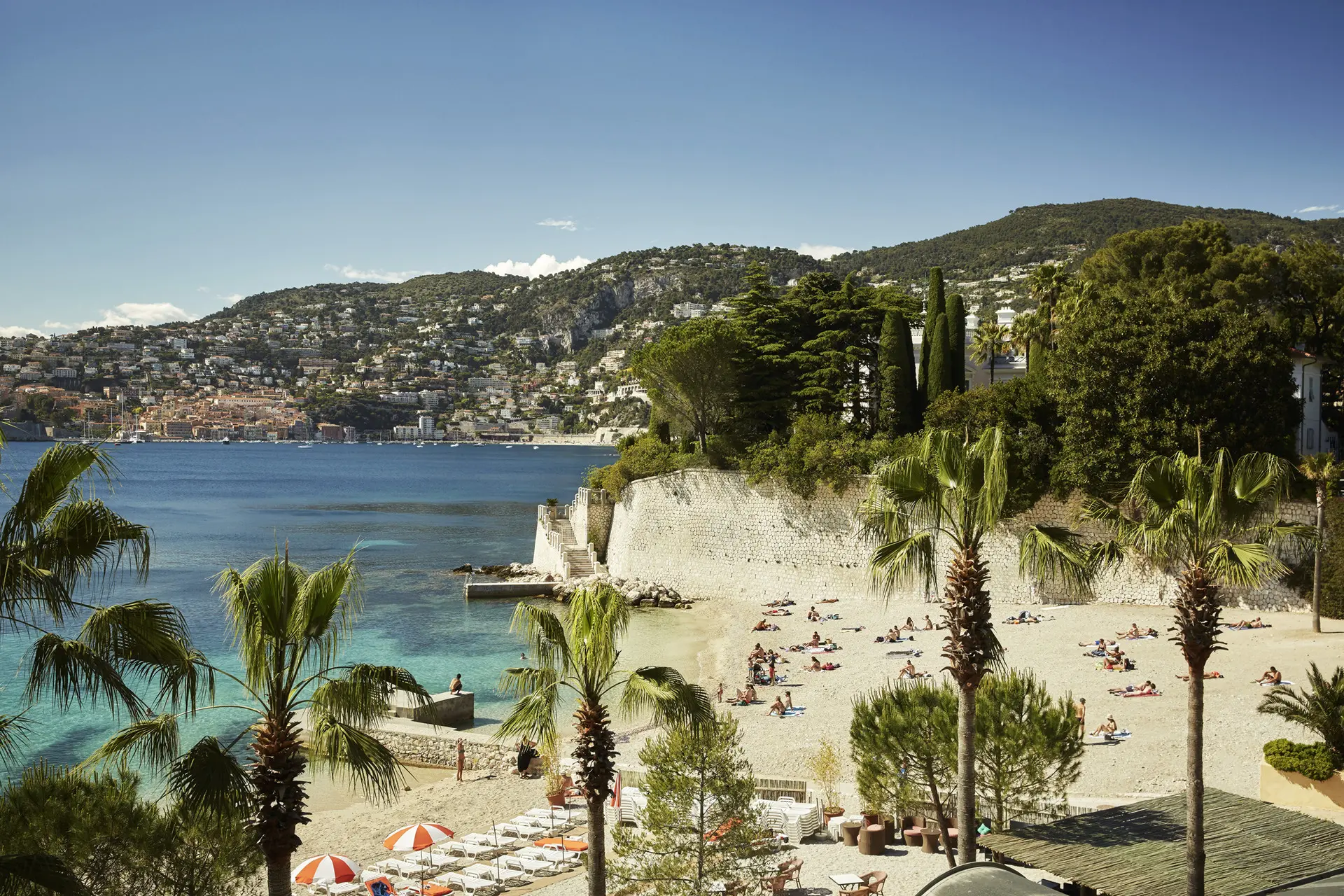 Nærliggende strand ved Grand-Hôtel du Cap-Ferrat, A Four Seasons Hotel, Frankrig