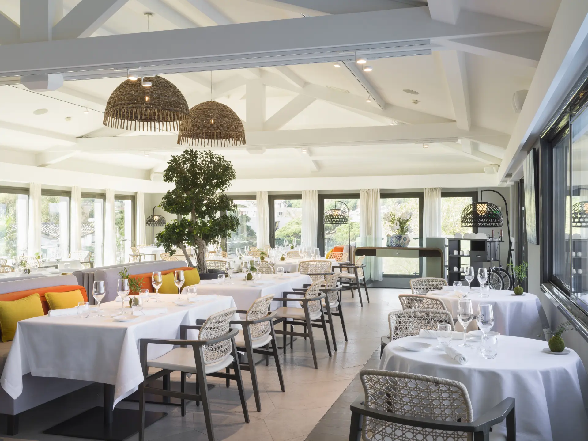 Restaurant Let Toits på Hôtel de Paris Saint-Tropez, Frankrig