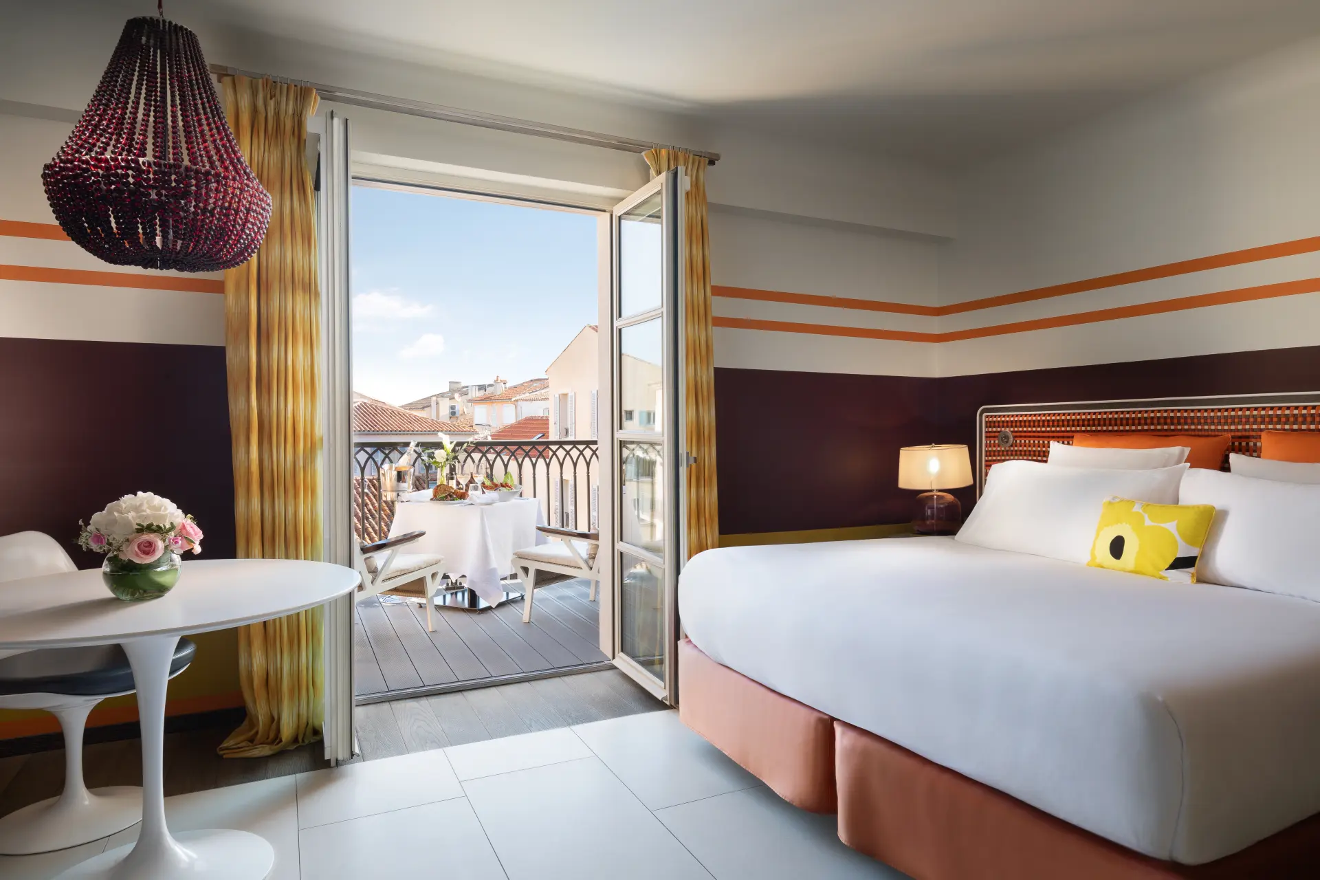 Værelse med terrasse på Hôtel de Paris Saint-Tropez, Frankrig