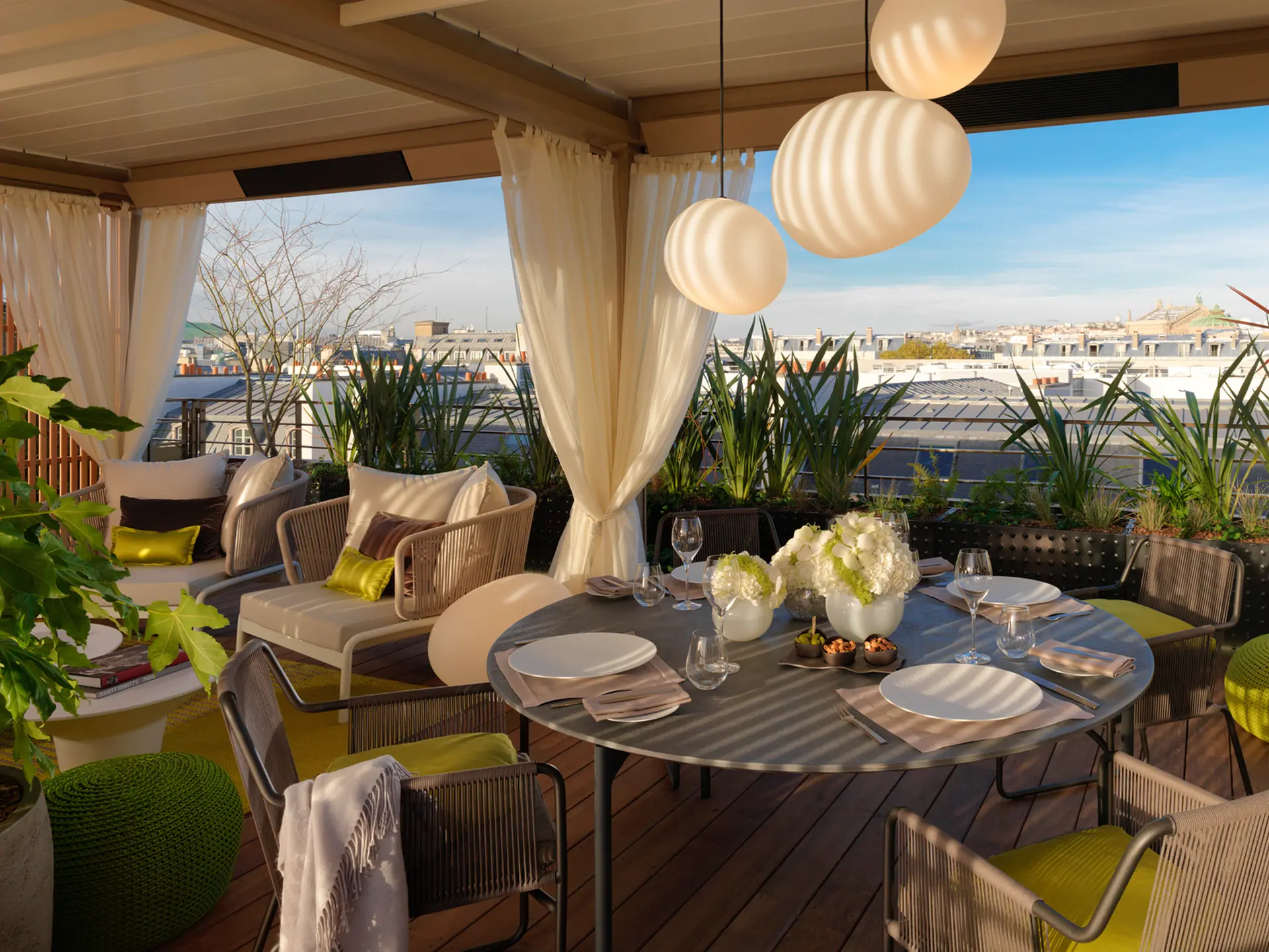 Rooftop-restaurant på Mandarin Oriental Paris, Frankrig
