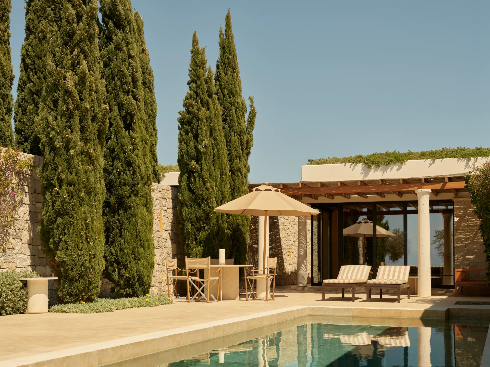 Poolvilla på Amanzoe, Grækenland