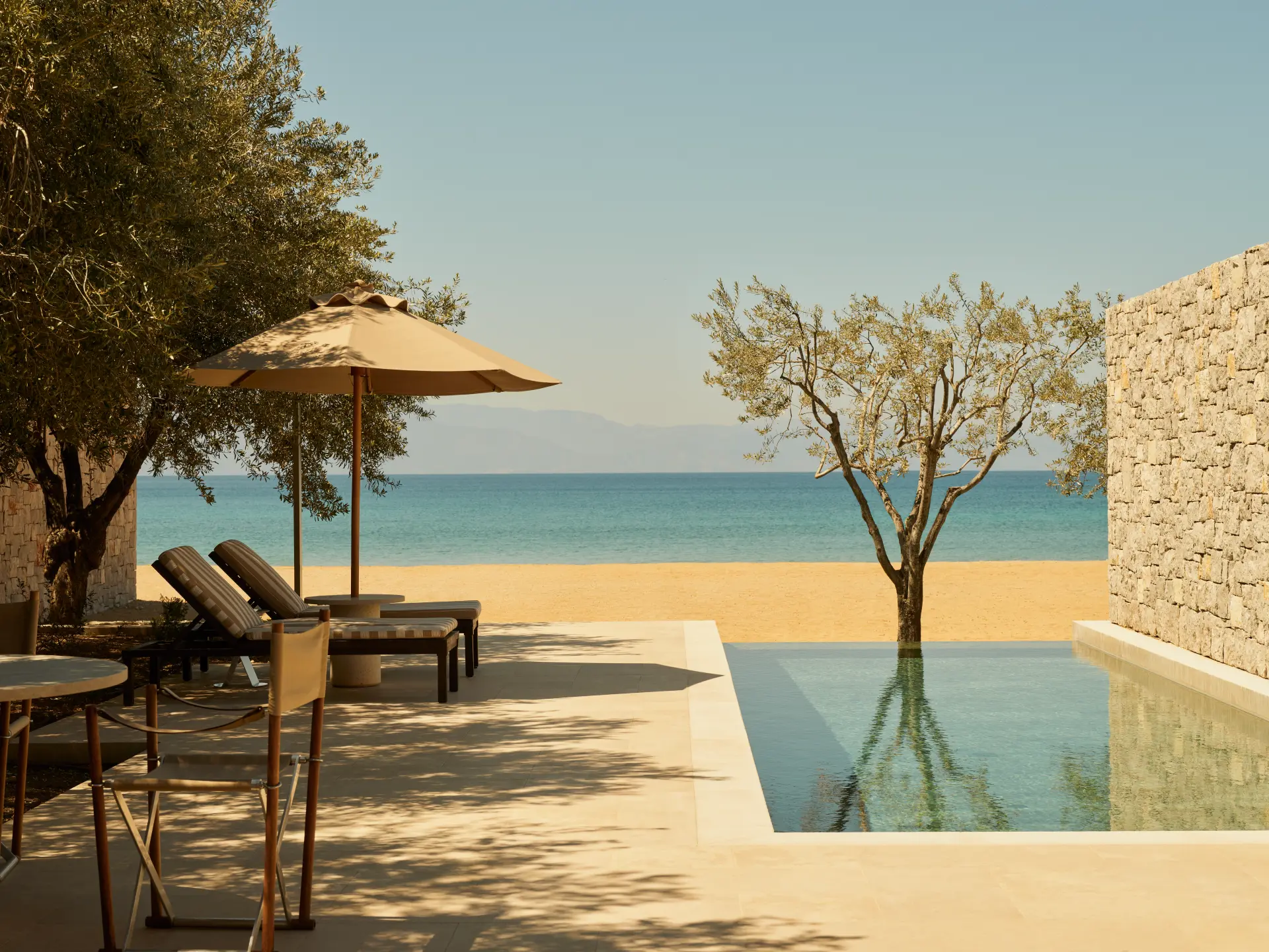 Strandvilla på Amanzoe, Grækenland