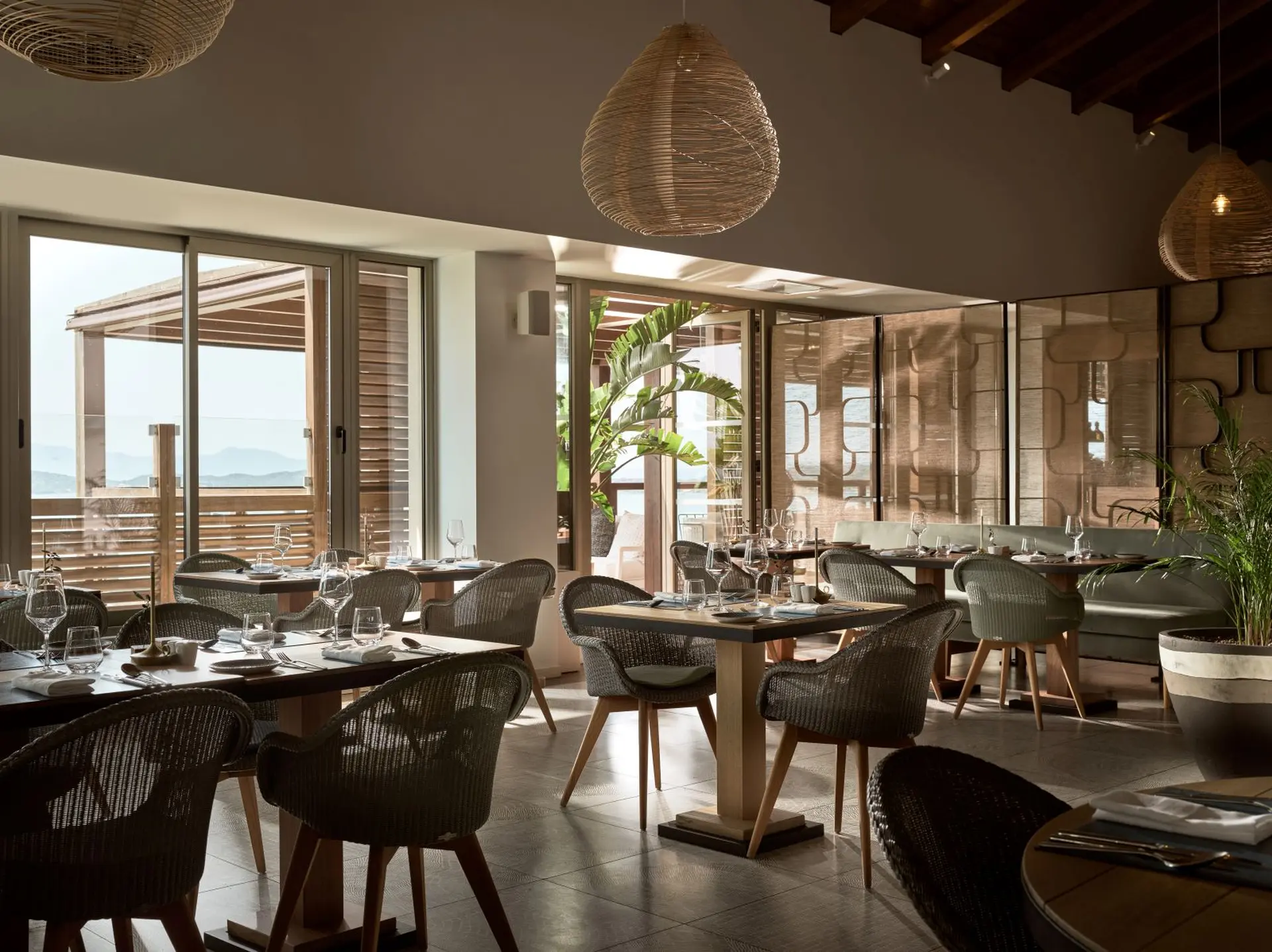 Restaurant Lofos på Eagles Villas, Haldiki, Grækenland