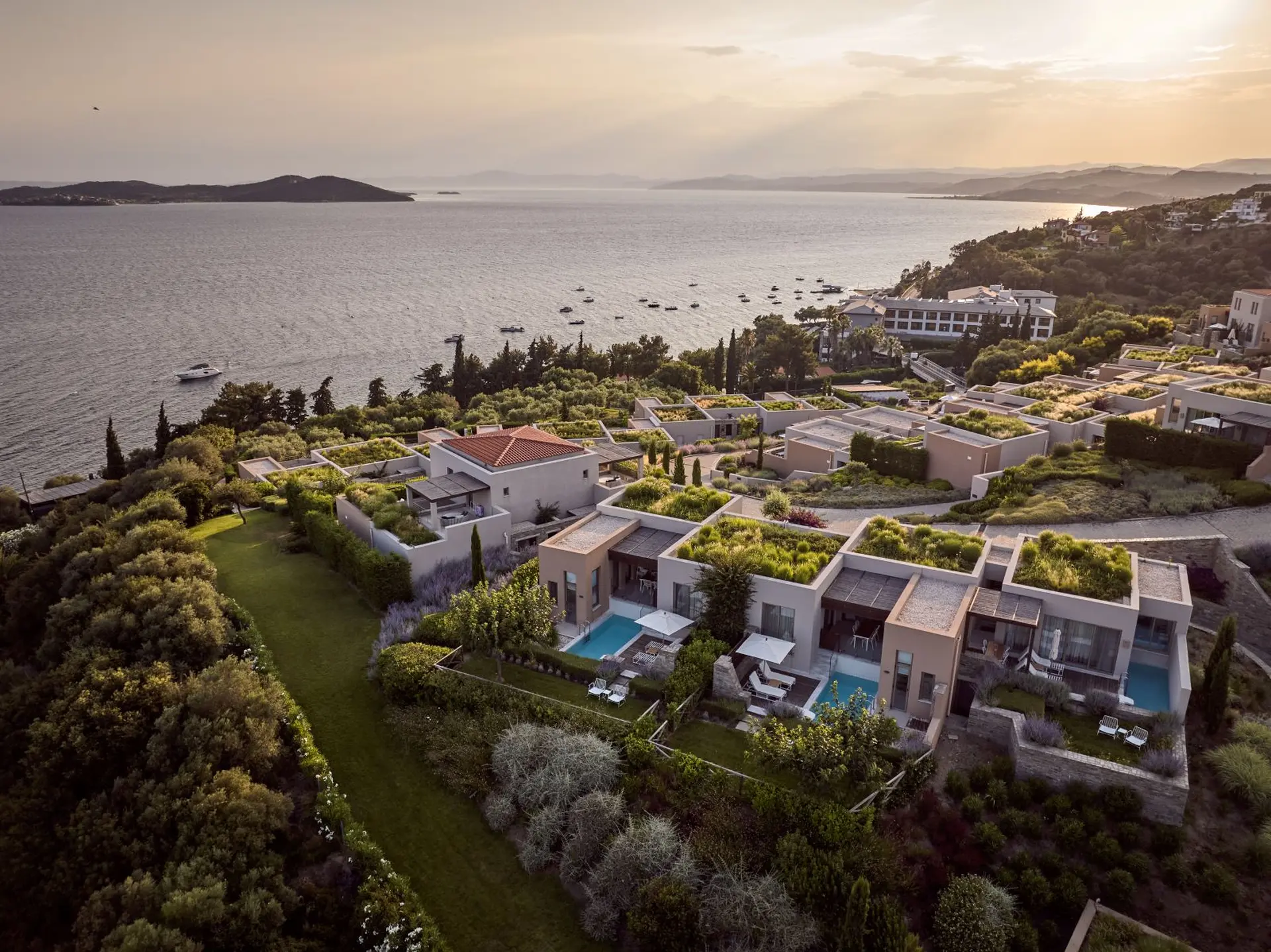 Luftfoto af Eagles Villas, Haldiki, Grækenland