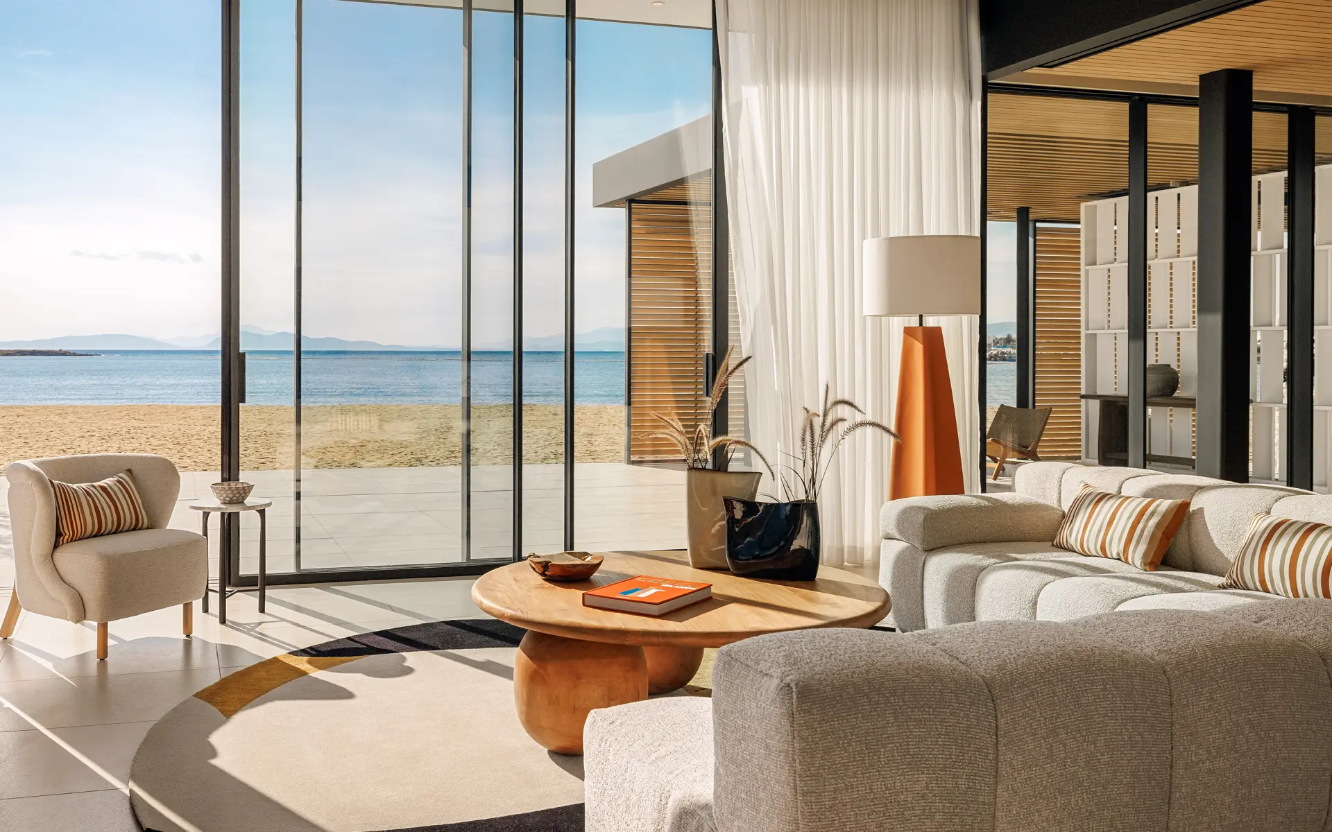 Stue i villa på One&Only Aesthesis, Grækenland