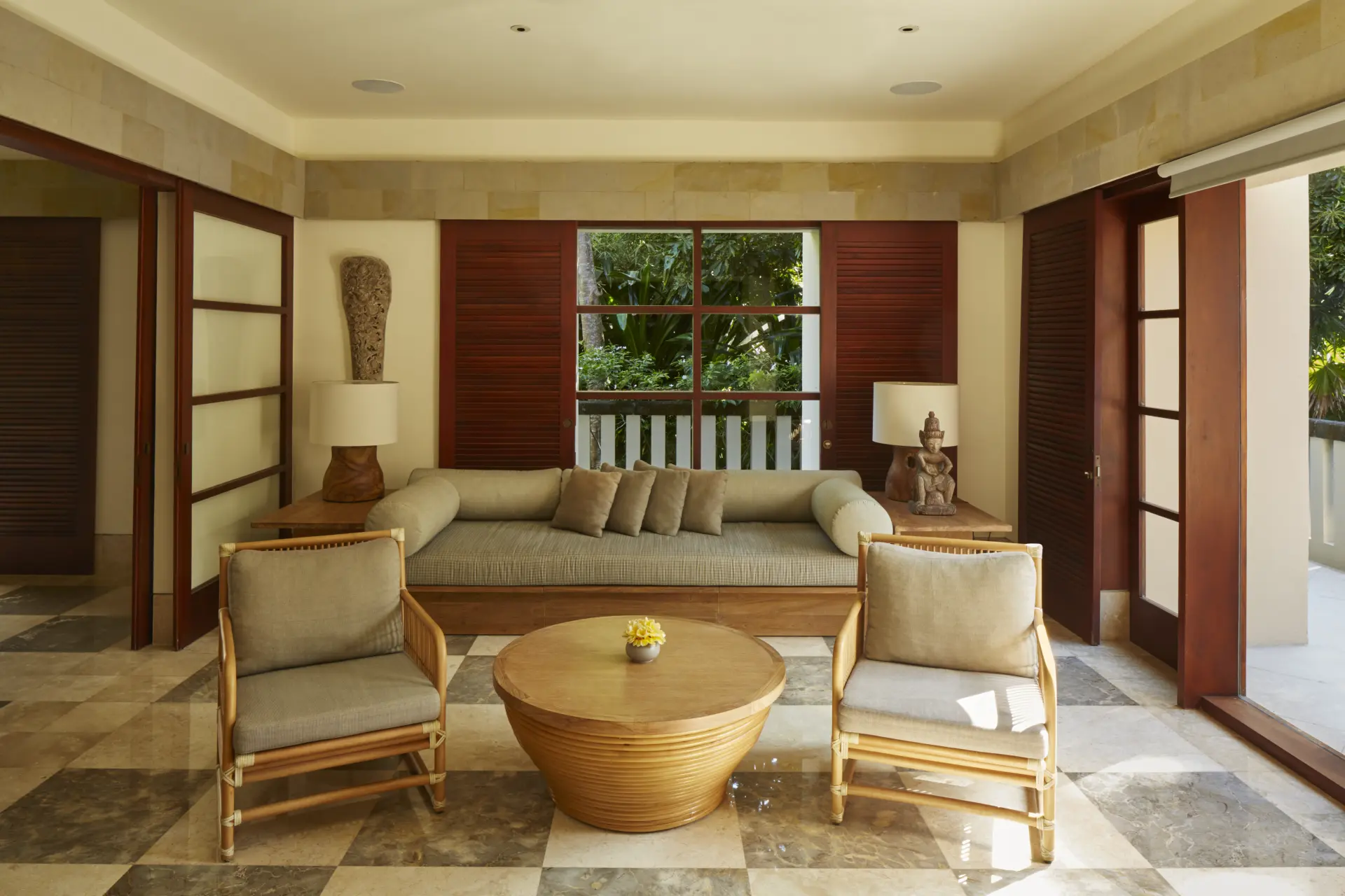Soveværelse på Aman Villas at Nusa Dua på Bali