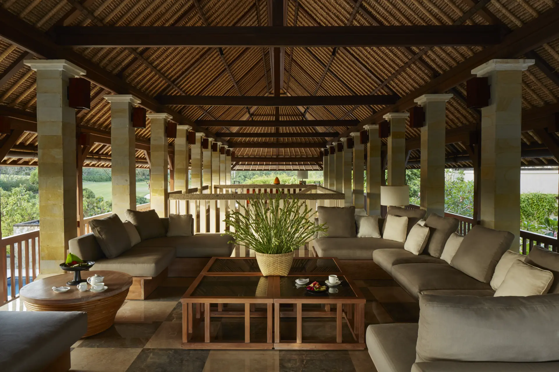 Stue på Aman Villas at Nusa Dua på Bali