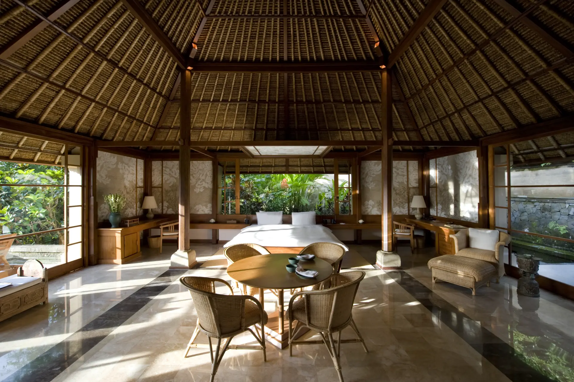 Village Suite på Amandari på Bali i Indonesien