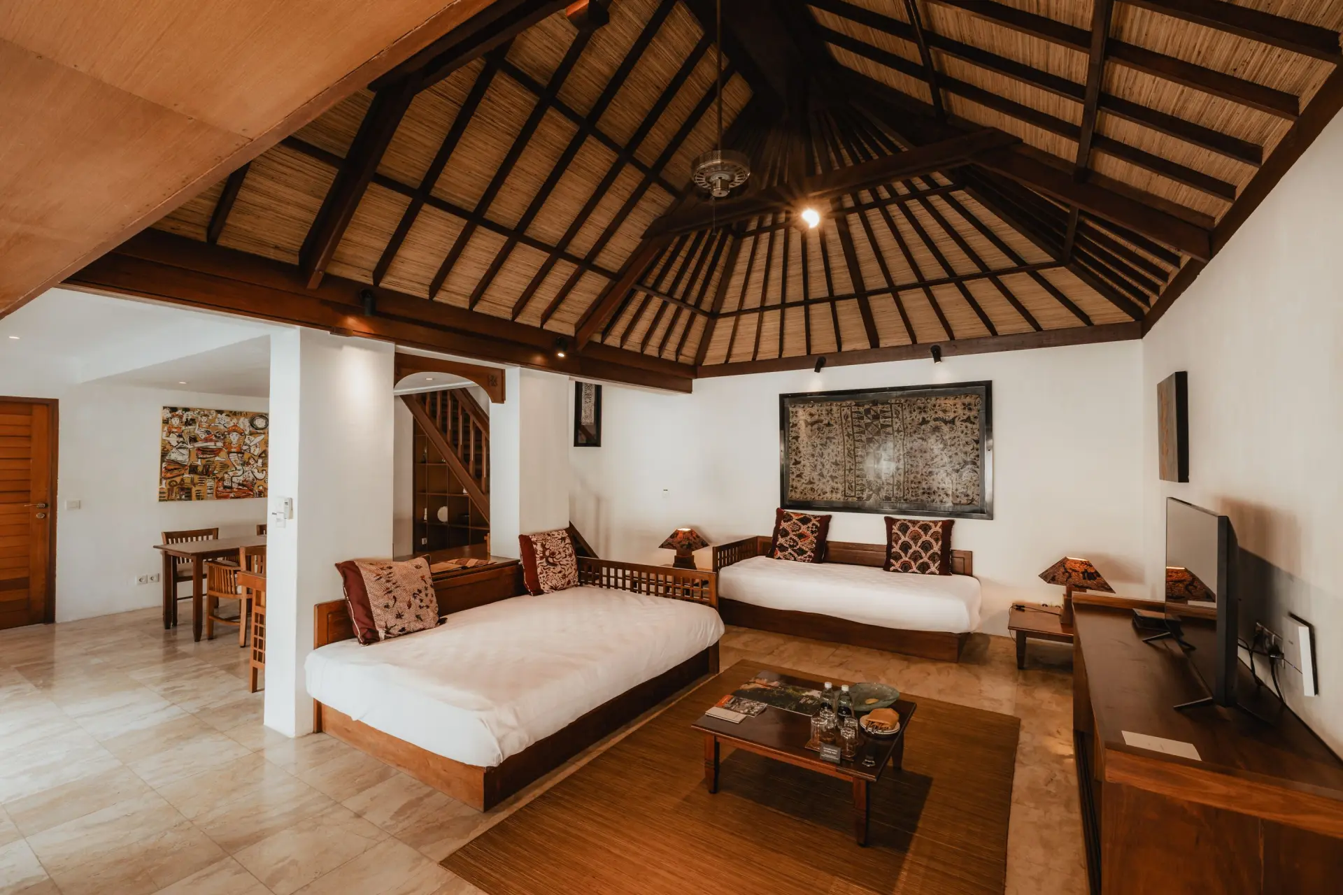 Opholdsstue på Belmond Jimbara Puri på Bali