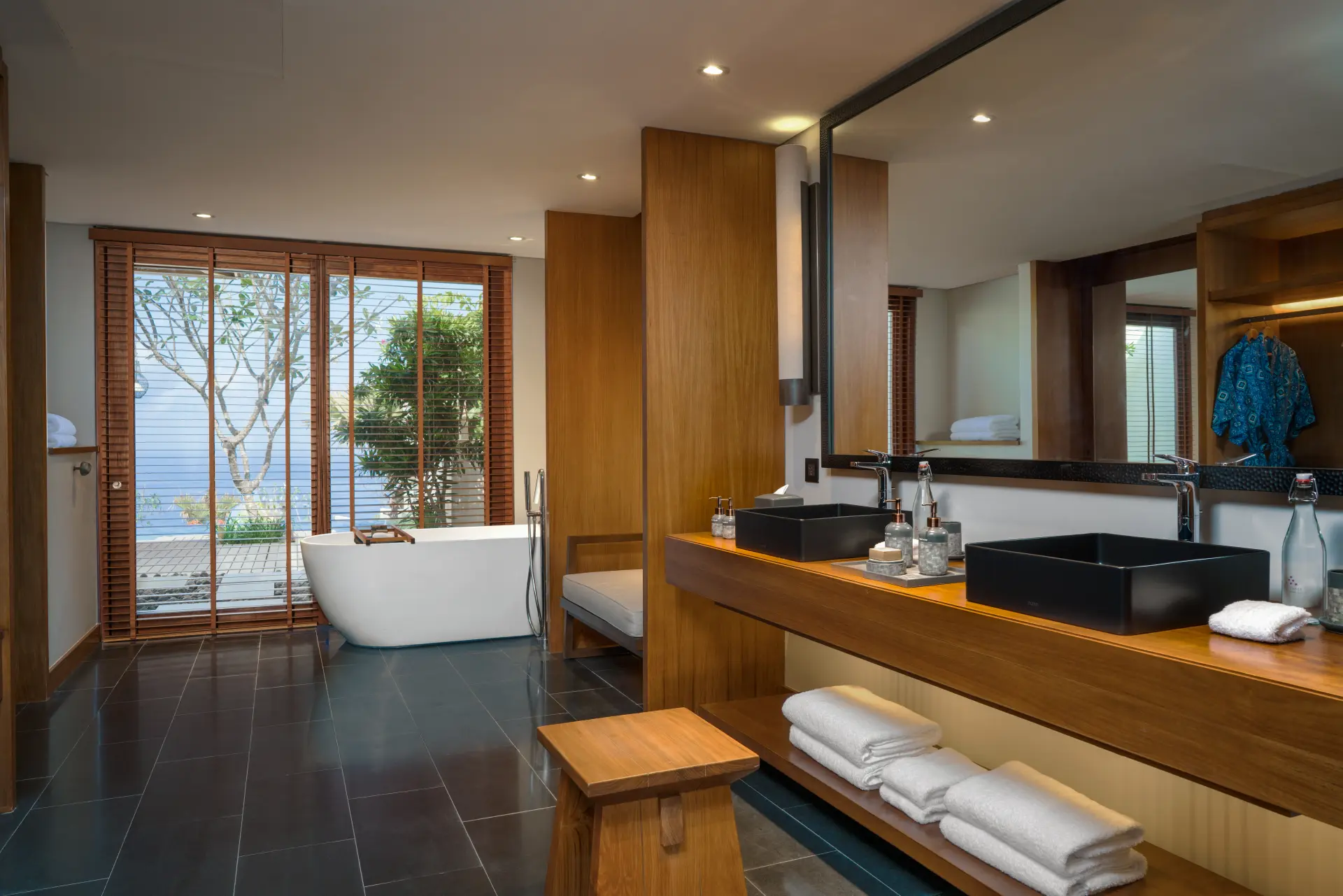 Badeværelse på Six Senses Uluwatu på Bali