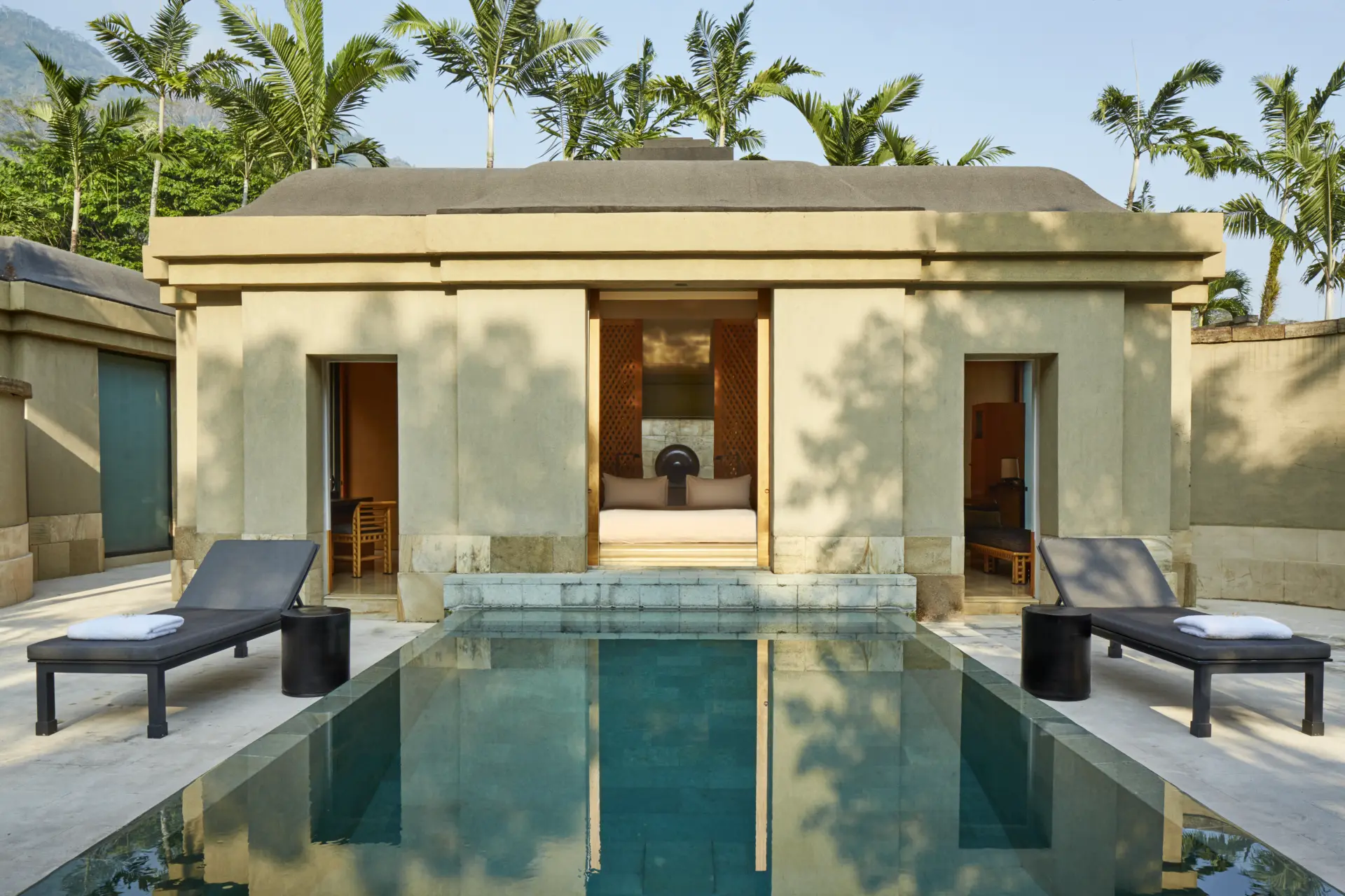 Garden Suite Pool på Amanjiwo, Java, Indonesien