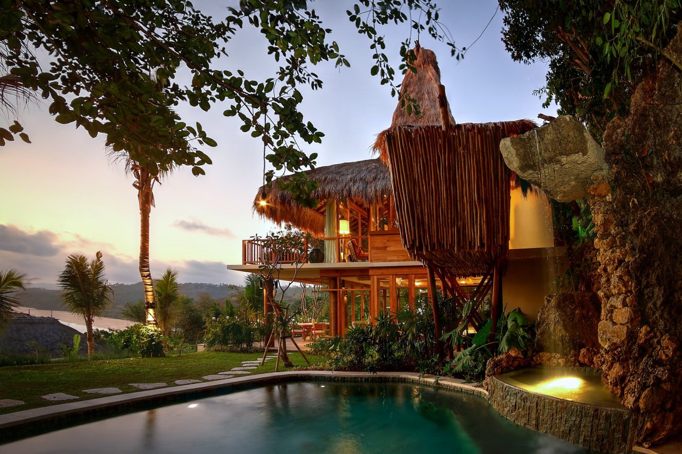 Mandraka Sumba House med pool på NIHI Sumba, Indonesien