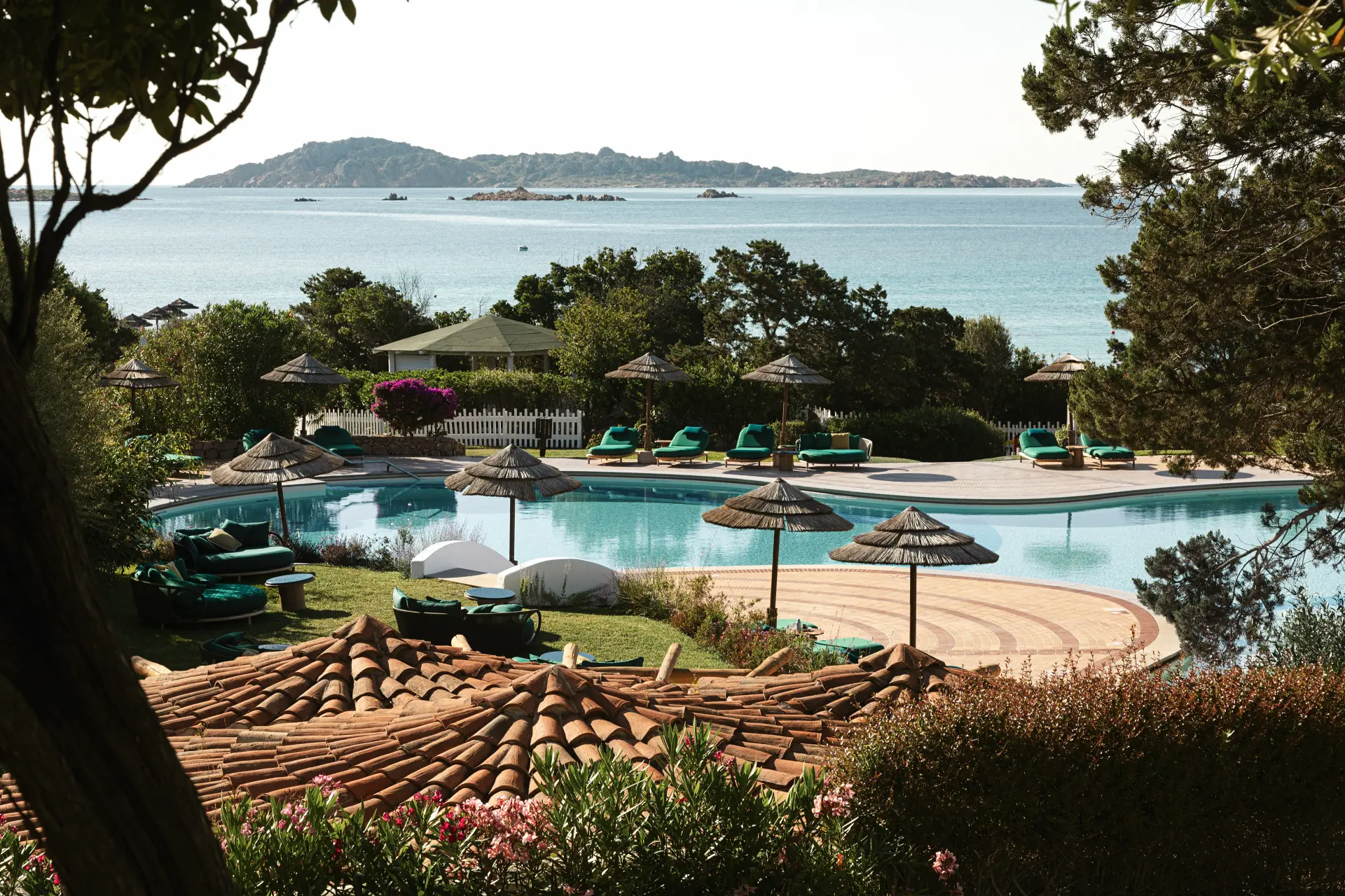 Poolområde på Romazzino, A Belmond Hotel, Italien