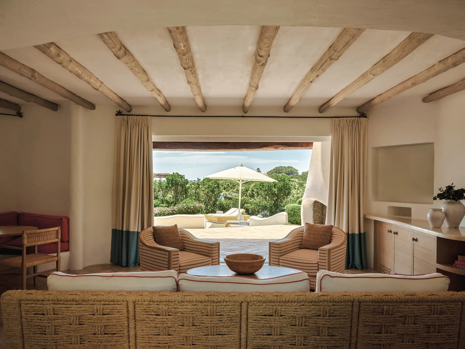Stue i villa på Romazzino, A Belmond Hotel, Italien