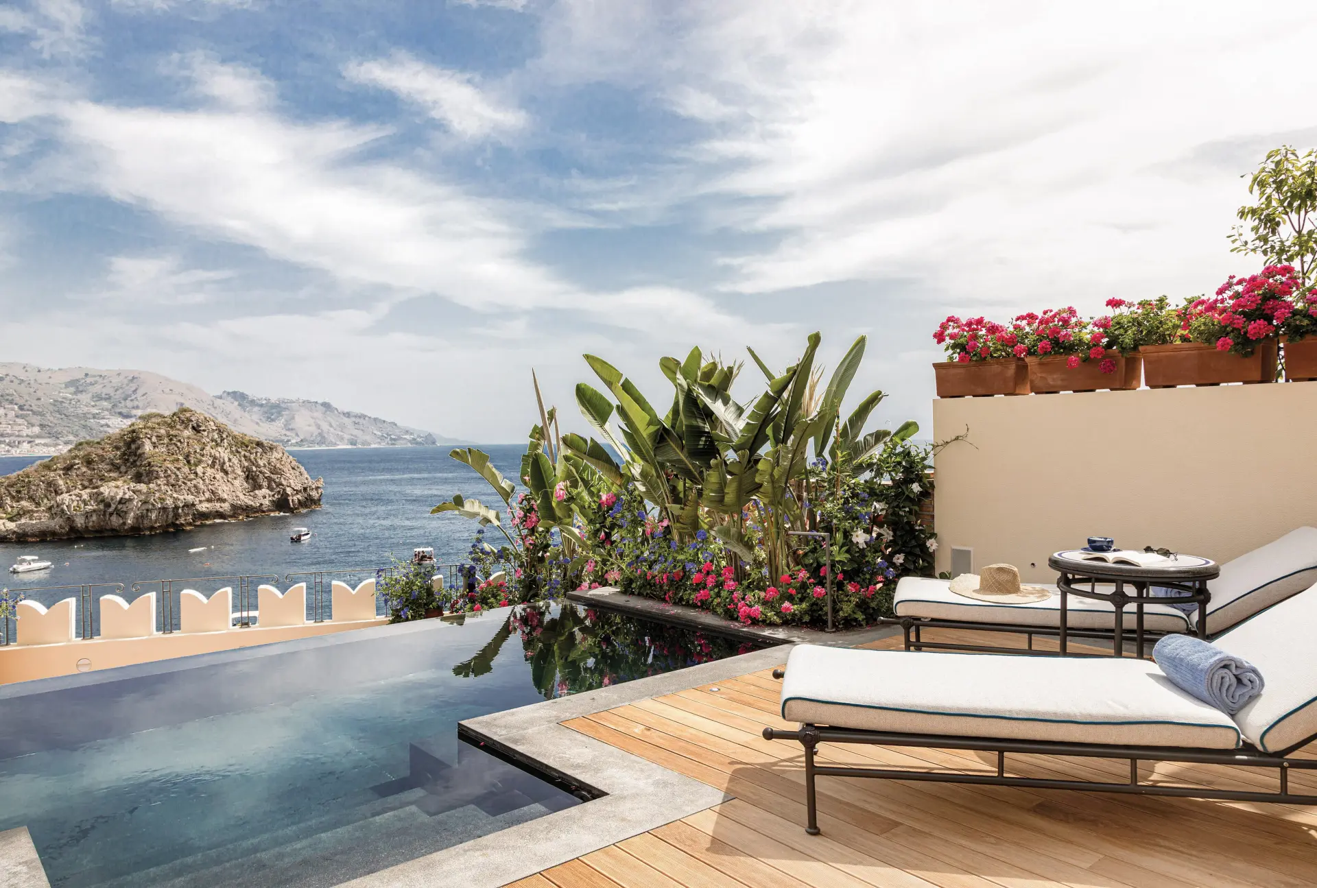 Privat pool til suite på Villa Sant'Andrea, A Belmond Hotel, Italien