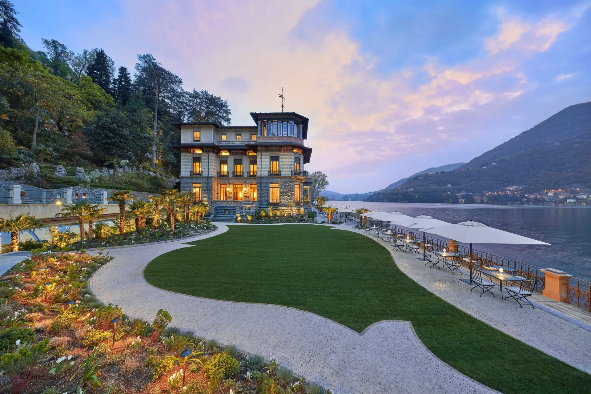 Aftenlys på Mandarin Oriental – Lago di Como, Italien