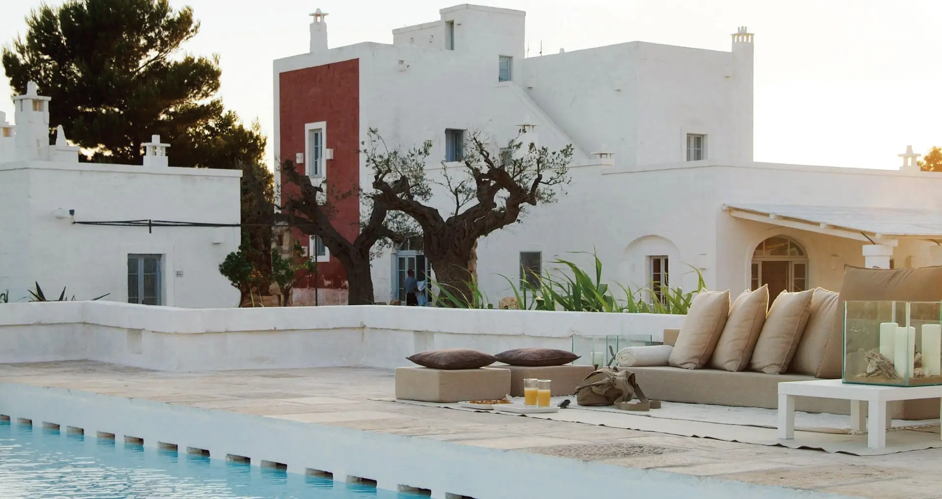 Pool på Masseria Cimino, Italien
