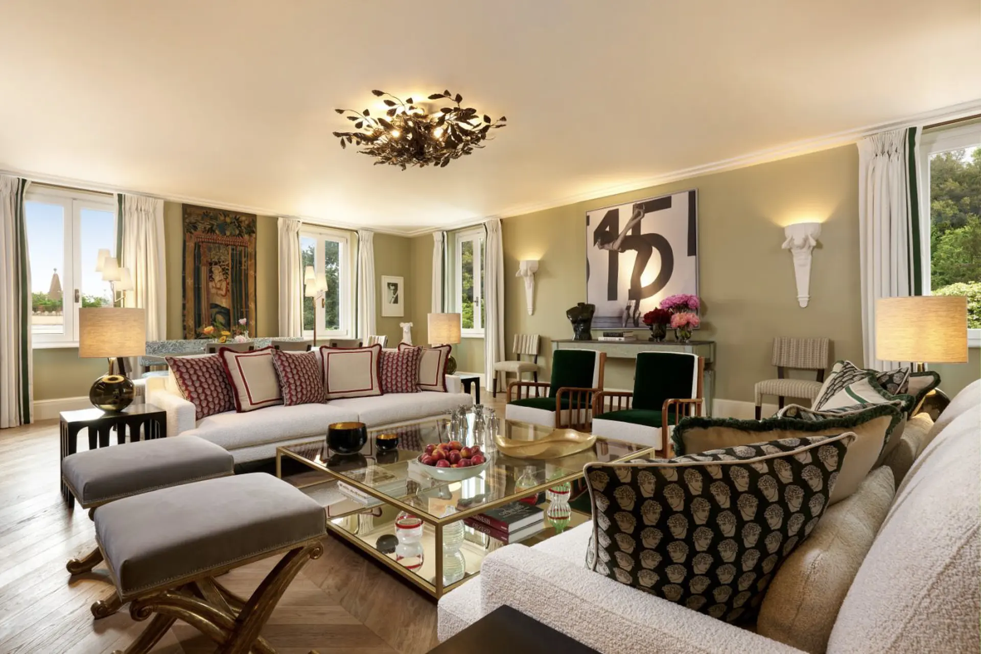 Nijinsky Suite på Rocco Forte Hotel De Russie, Rom, Italien