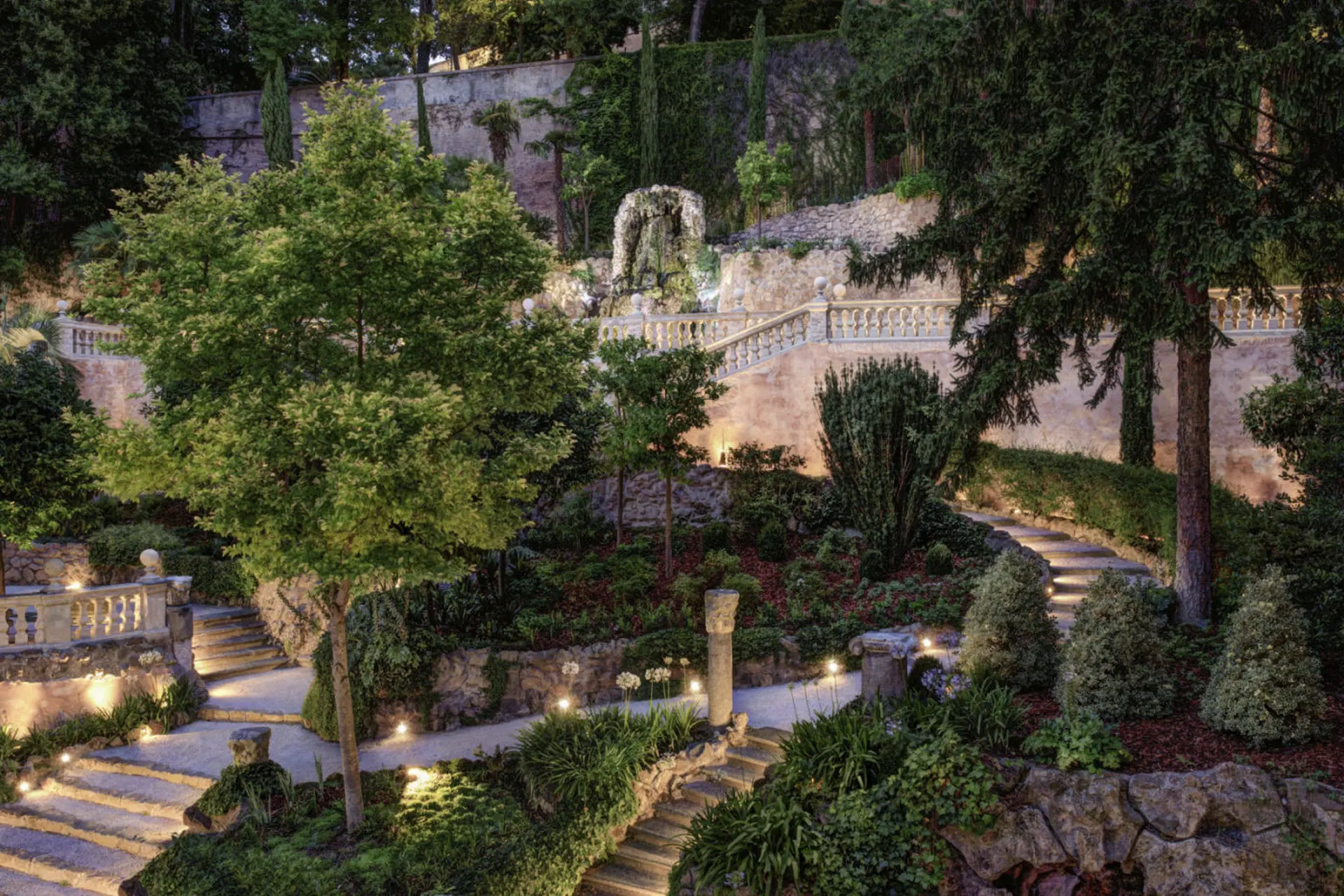 Secret Garden på Rocco Forte Hotel De Russie, Rom, Italien