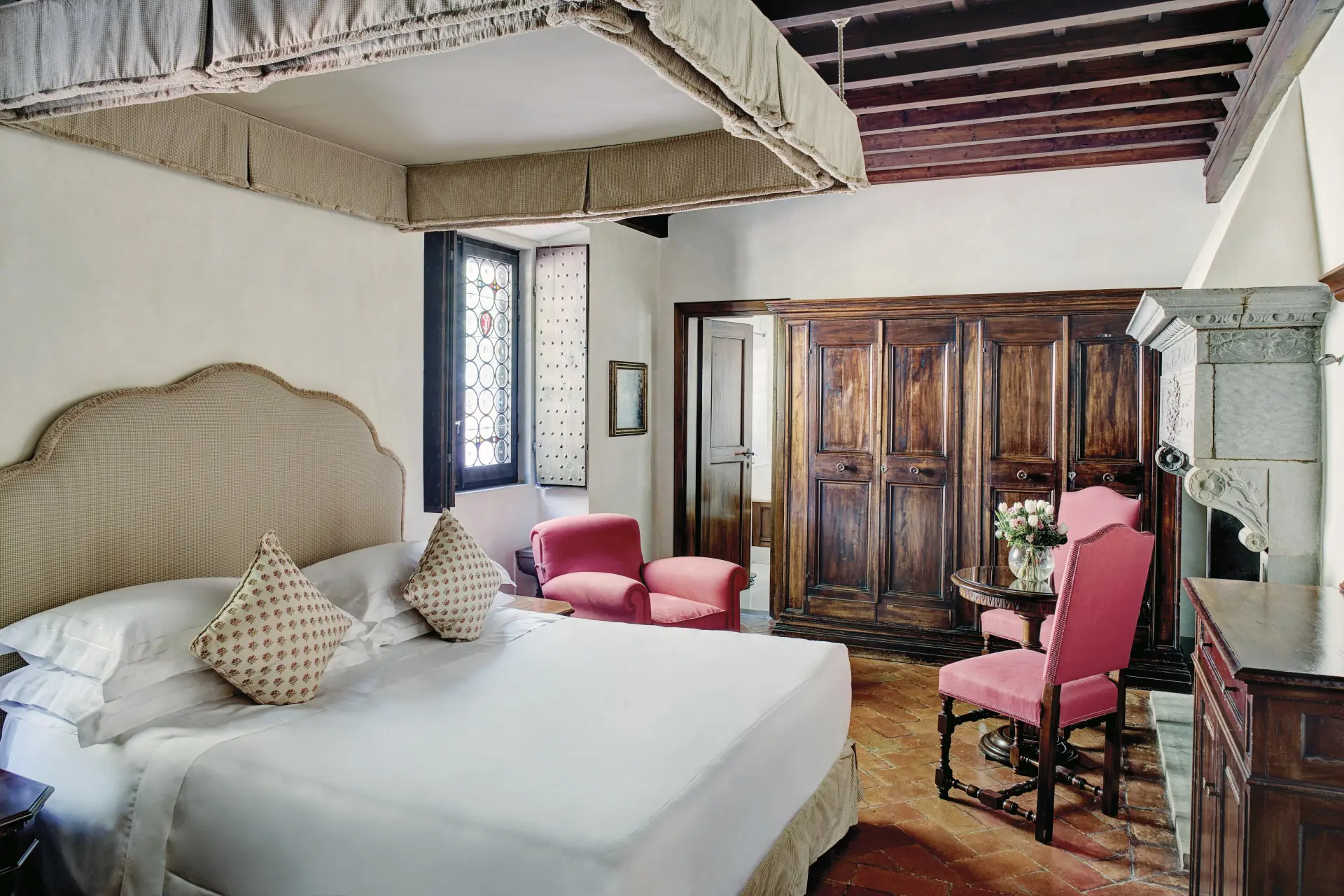 Soveværelse i Superior Room på Villa San Michele, A Belmond Hotel, Italien