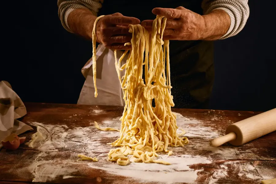 Frisklavet pasta i Italien