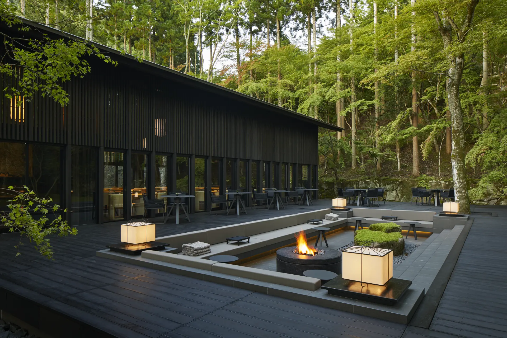 Pavillion på Aman Kyoto i Japan