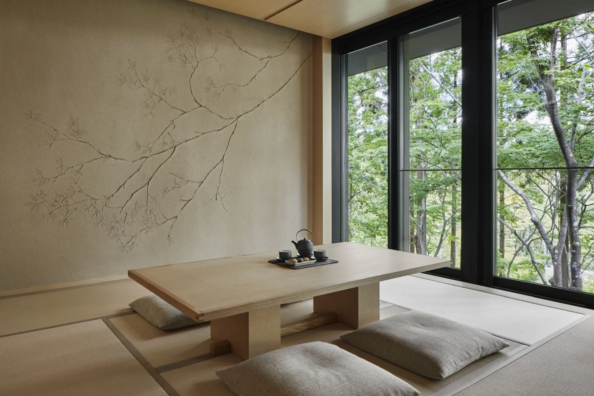 Villa udsigt på Aman Kyoto i Japan