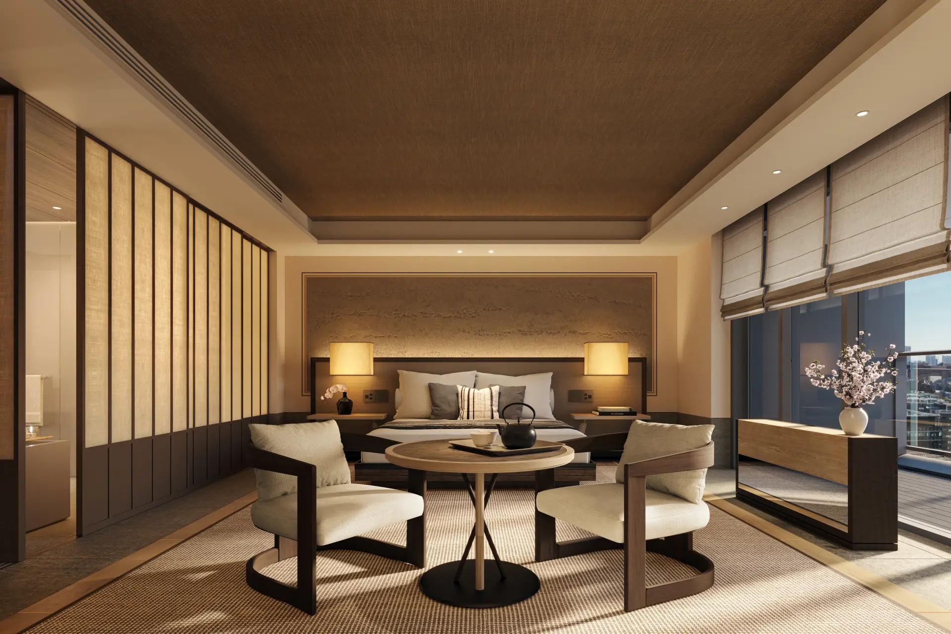 Suite værelse på Janu Tokyo i Japan