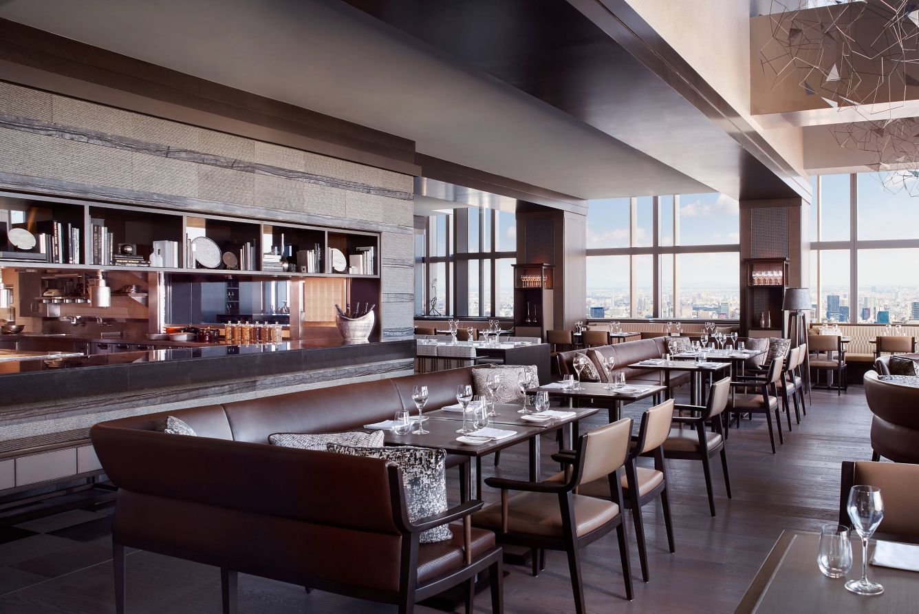Restaurant på Ritz Carlton i Japan
