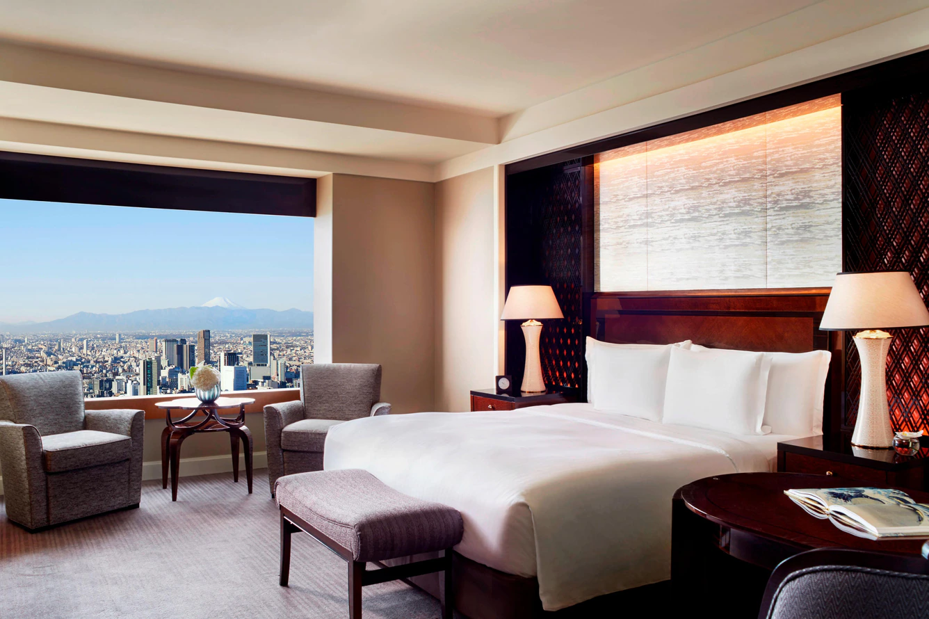 Soveværelse på Ritz Carlton i Japan
