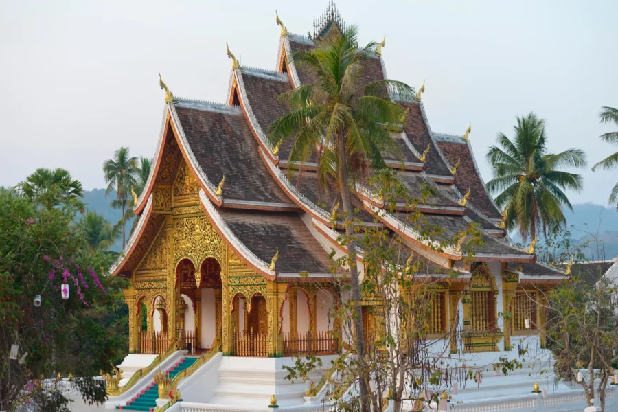 Royal Palace Museum i Luang Prabang, Laos