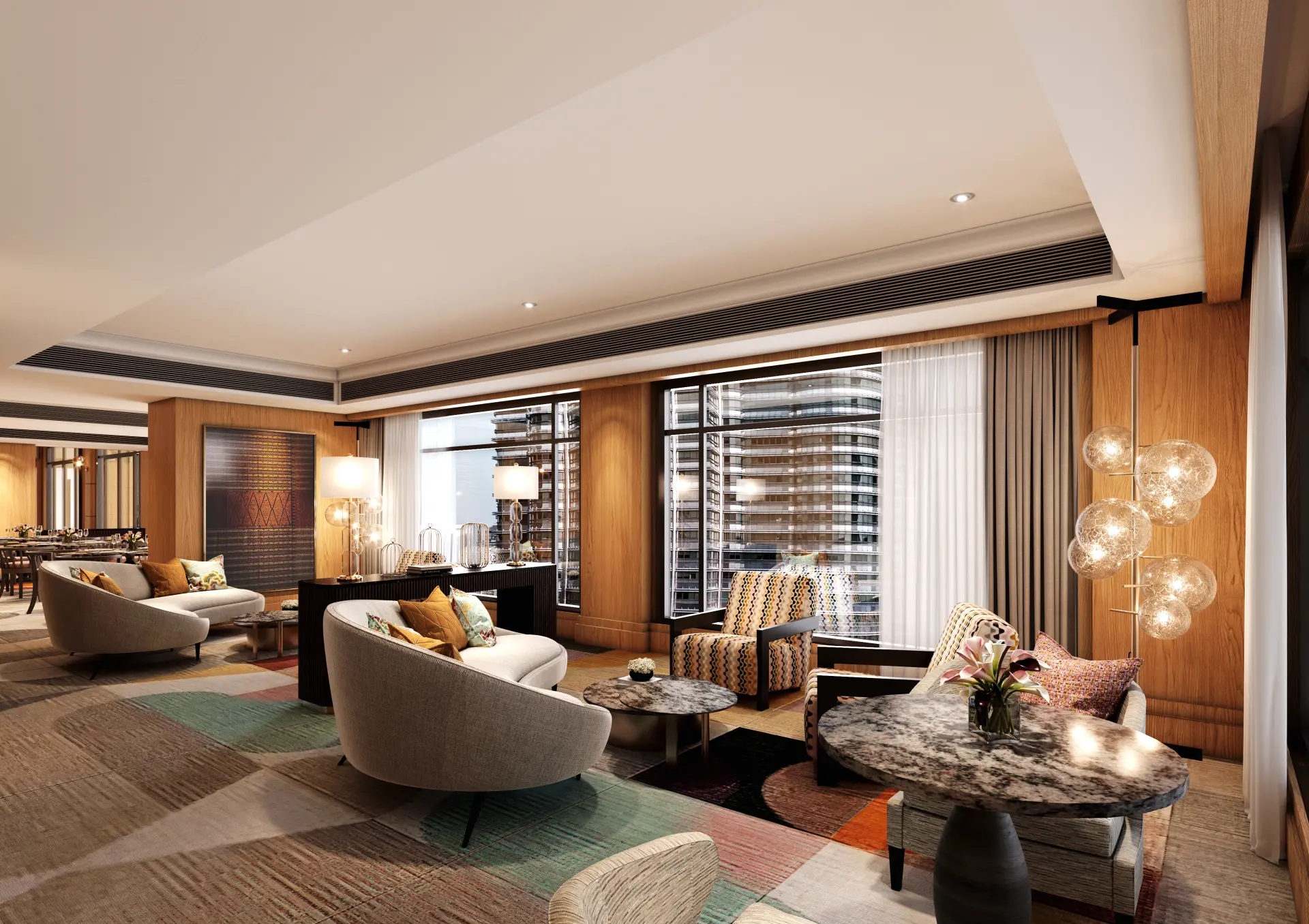 Club lounge på Mandarin Oriental Kuala Lumpur i Malaysia