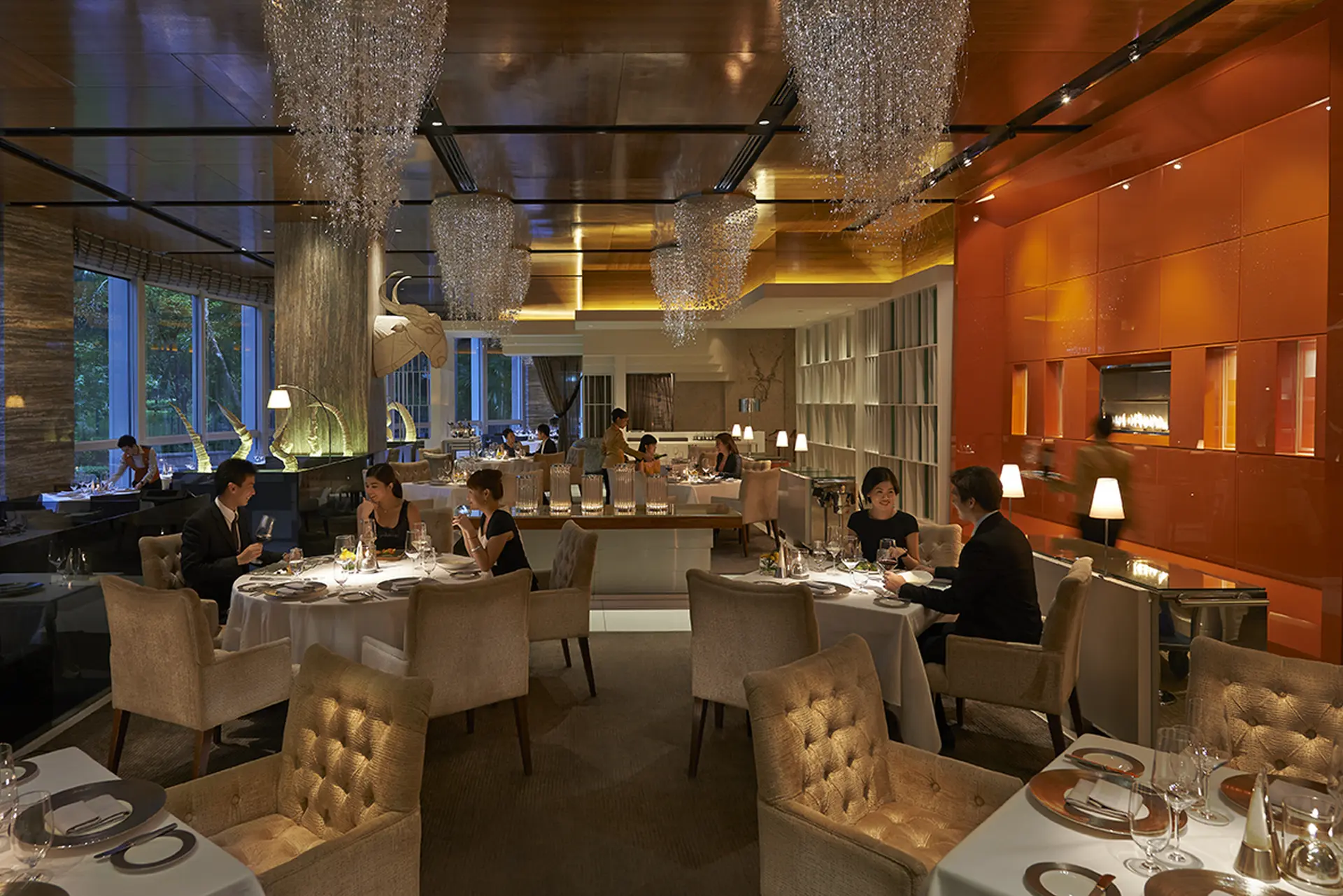 Grill restaurant på Mandarin Oriental Kuala Lumpur i Malaysia