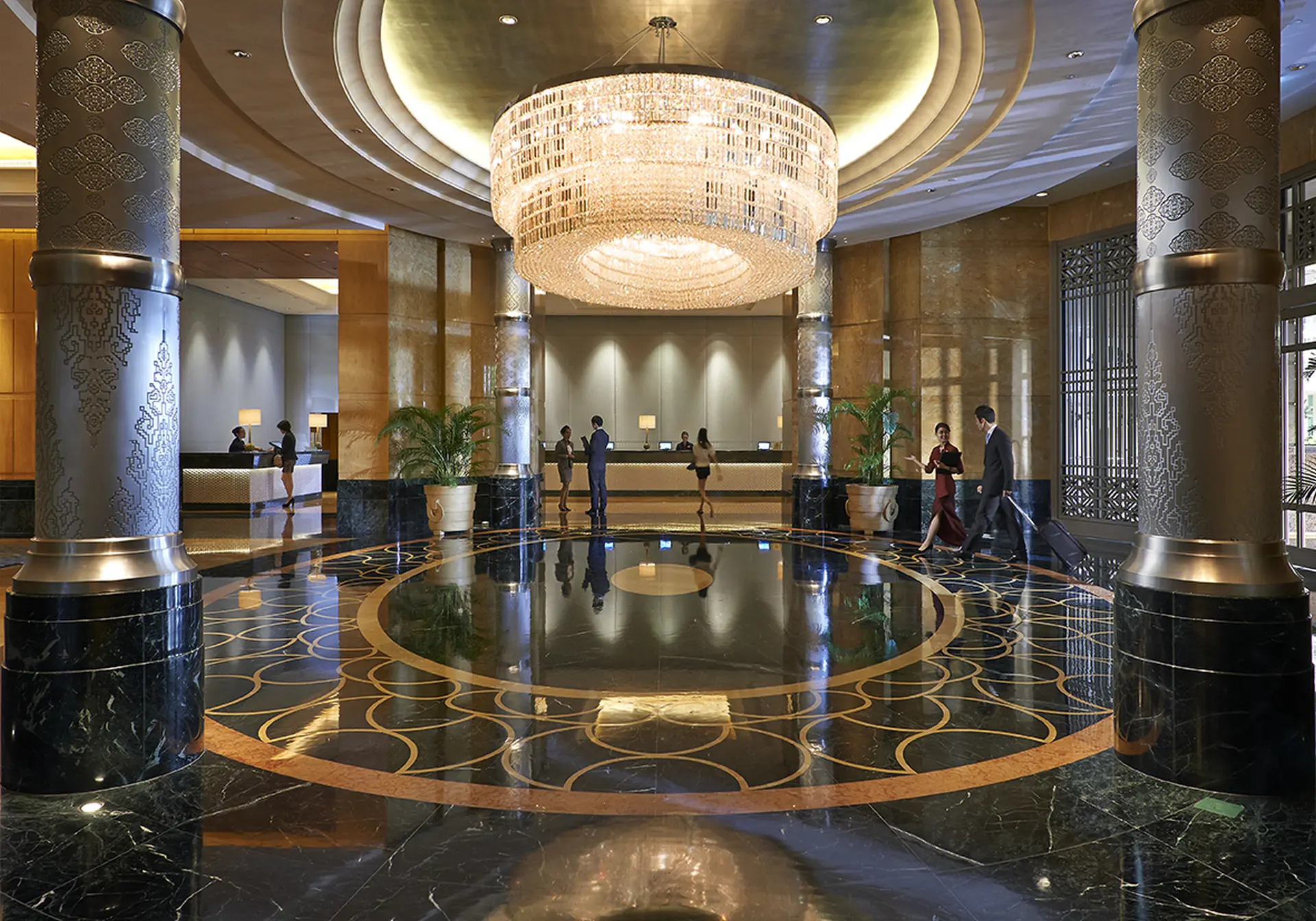 Lobby på Mandarin Oriental Kuala Lumpur i Malaysia