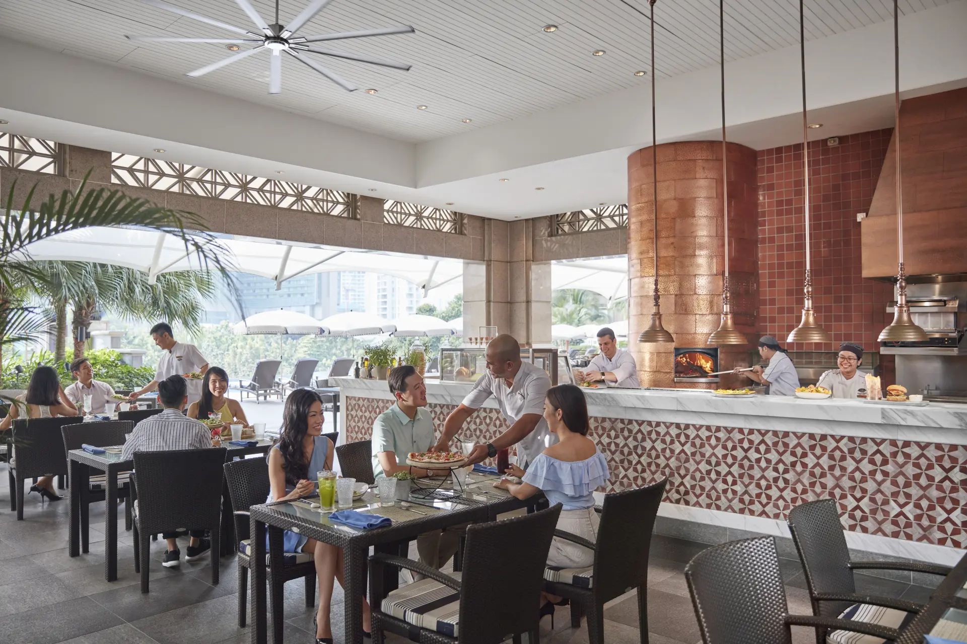 Restaurant på Mandarin Oriental Kuala Lumpur i Malaysia