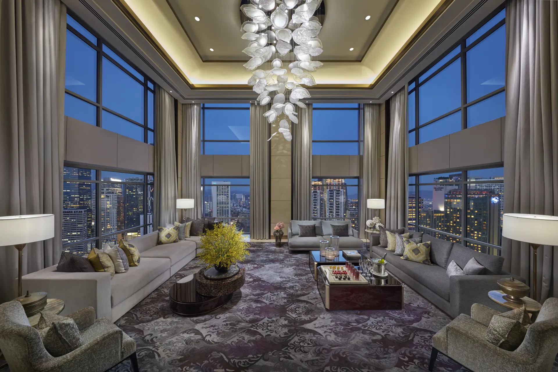 Suite med udsigt på Mandarin Oriental Kuala Lumpur i Malaysia