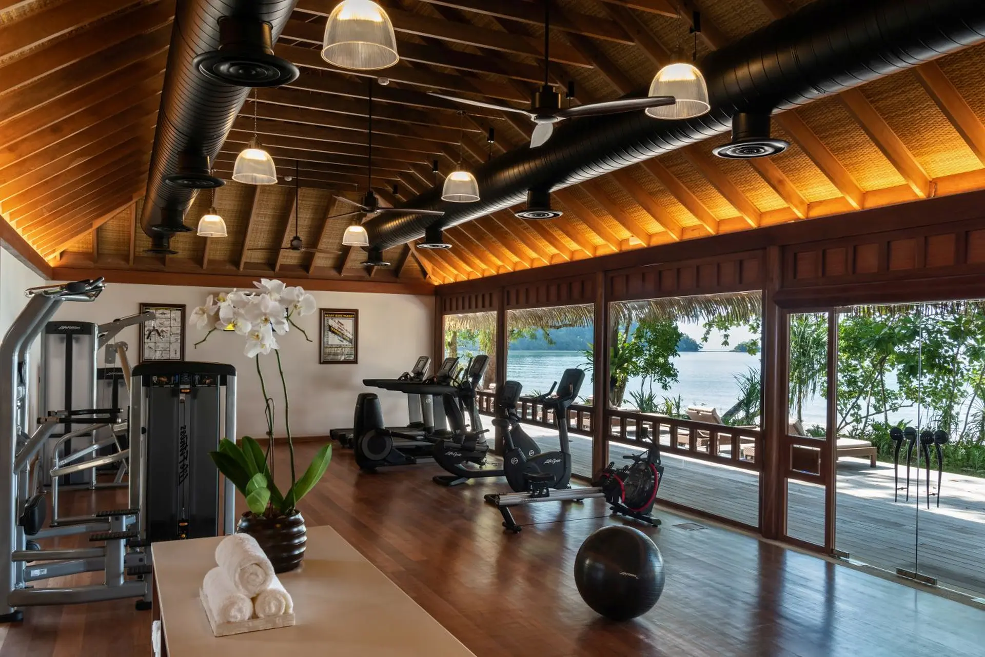 Fitness rum på The Datai Langkawi i Malaysia